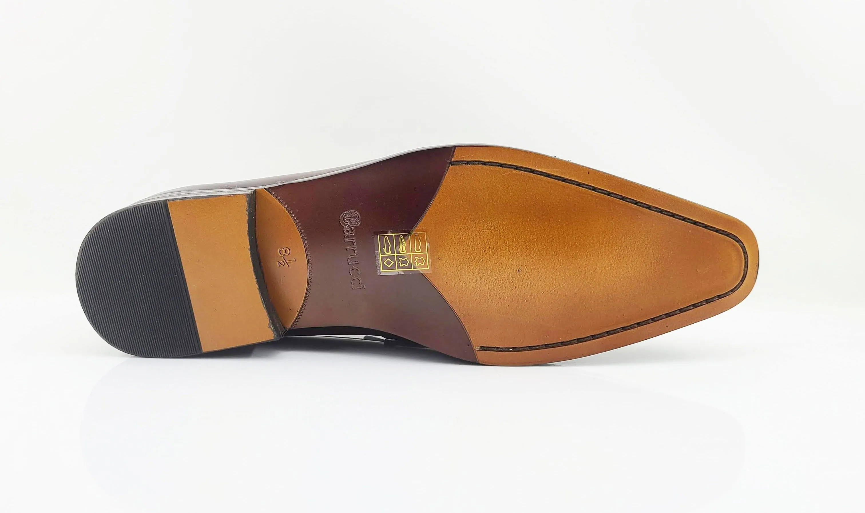 Glänzender Kalbsleder-Slip-On-Loafer Grau