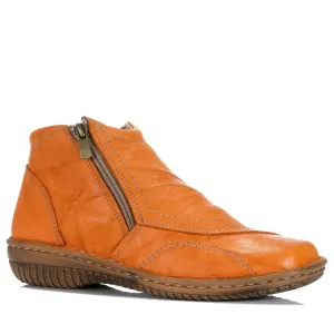 Cabello 5250-27 Orangefarbene Knitter-Schuhe_Cabello