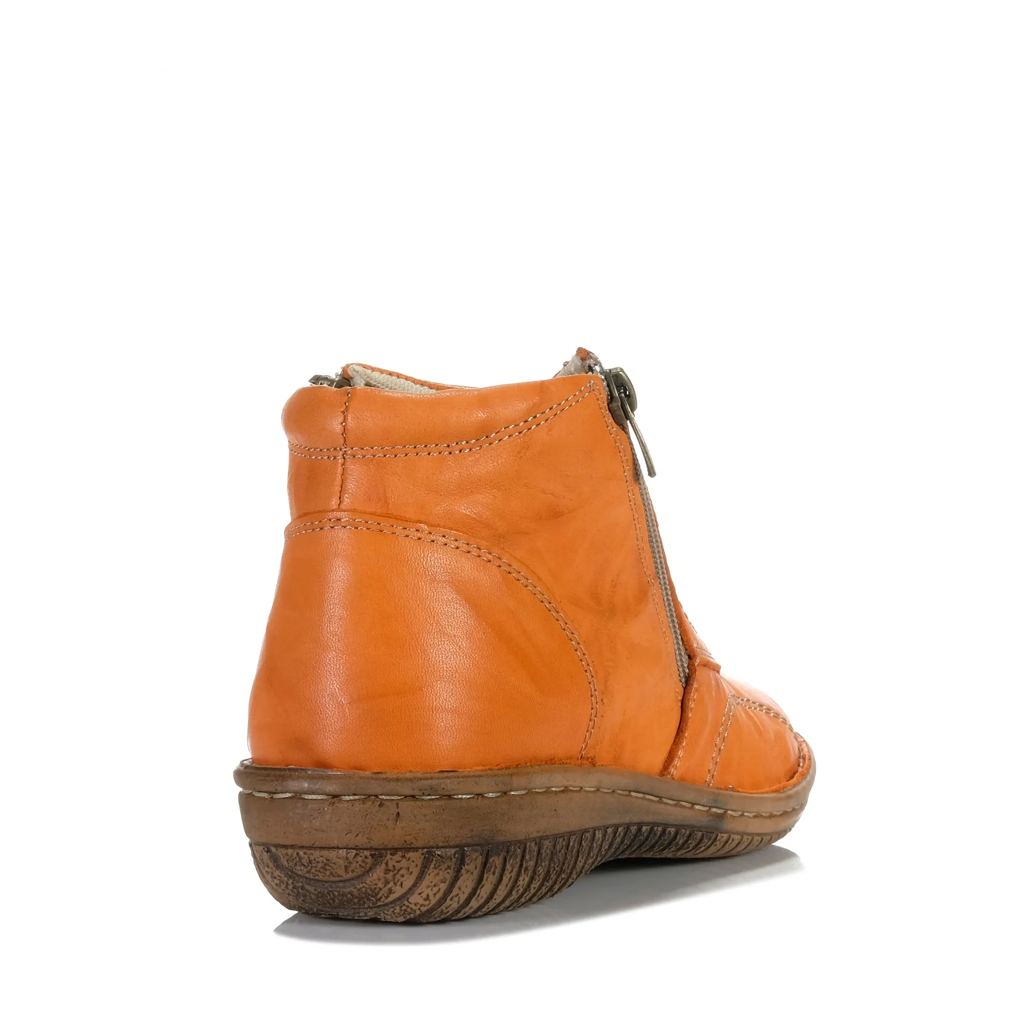 Cabello 5250-27 Orangefarbene Knitter-Schuhe_Cabello