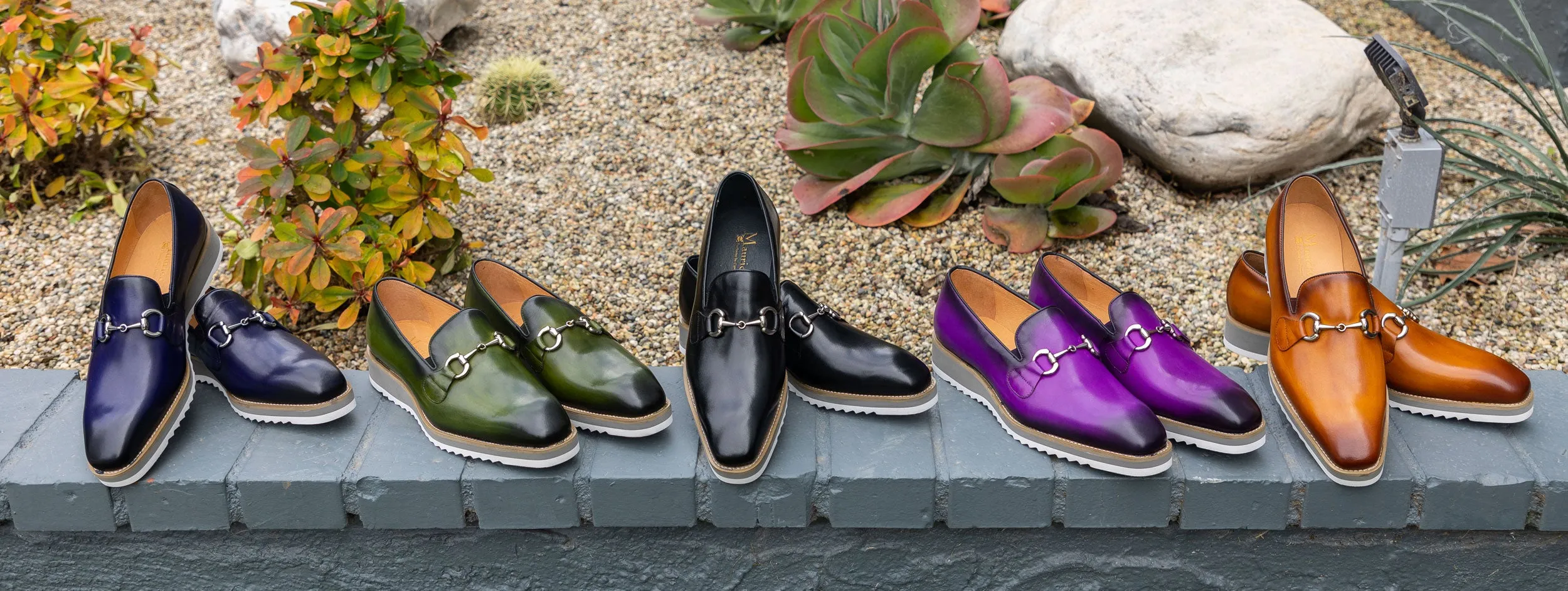 Kalbleder Slip-On Horsebit Loafer Kastanie