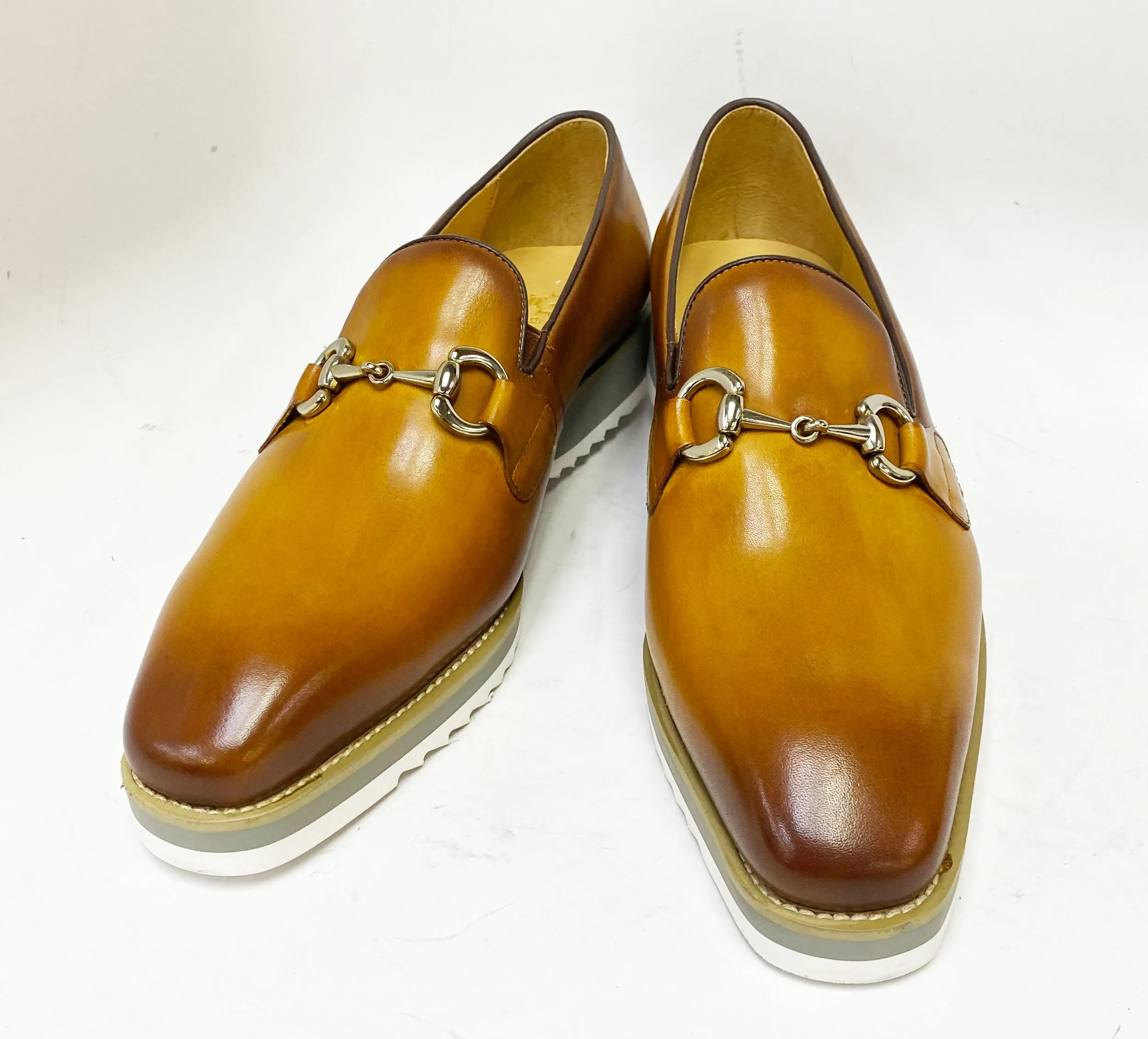 Kalbleder Slip-On Horsebit Loafer Cognac