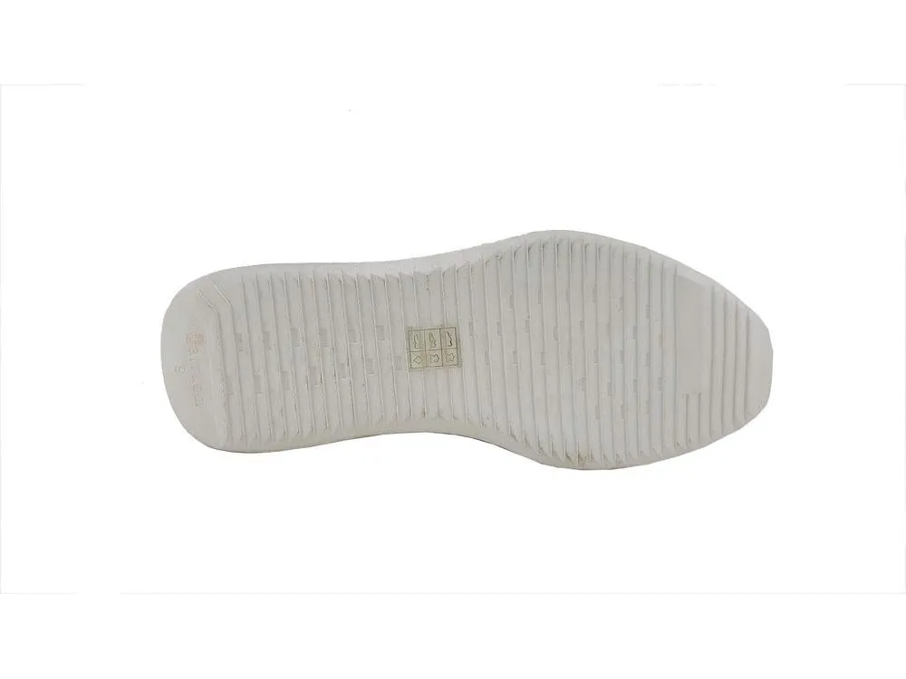Tarnung bedruckter Wildleder High Top Sneaker Blau