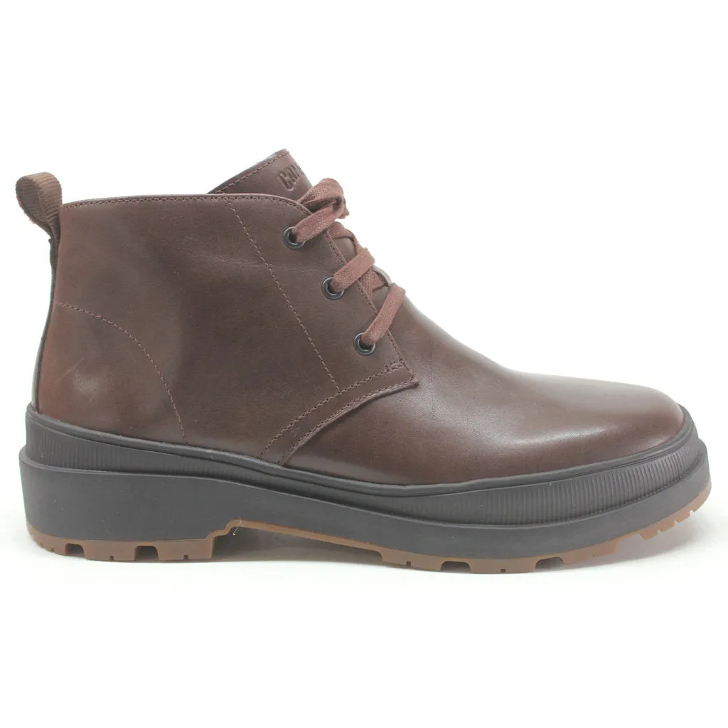 Camper Brutus Trek GTX Hochglanz-Leder Herren Knöchelstiefel