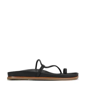 KARMINROTE LEDERSANDALEN