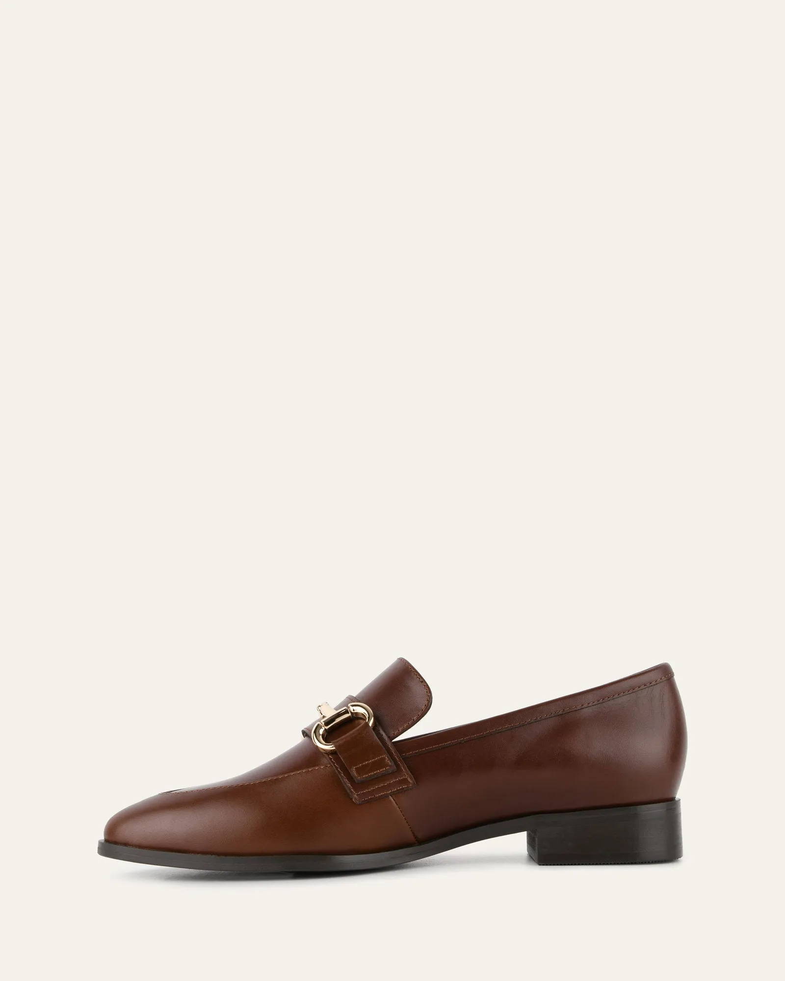 CECILIA LOAFERS DUNKELBRAUNES LEDER