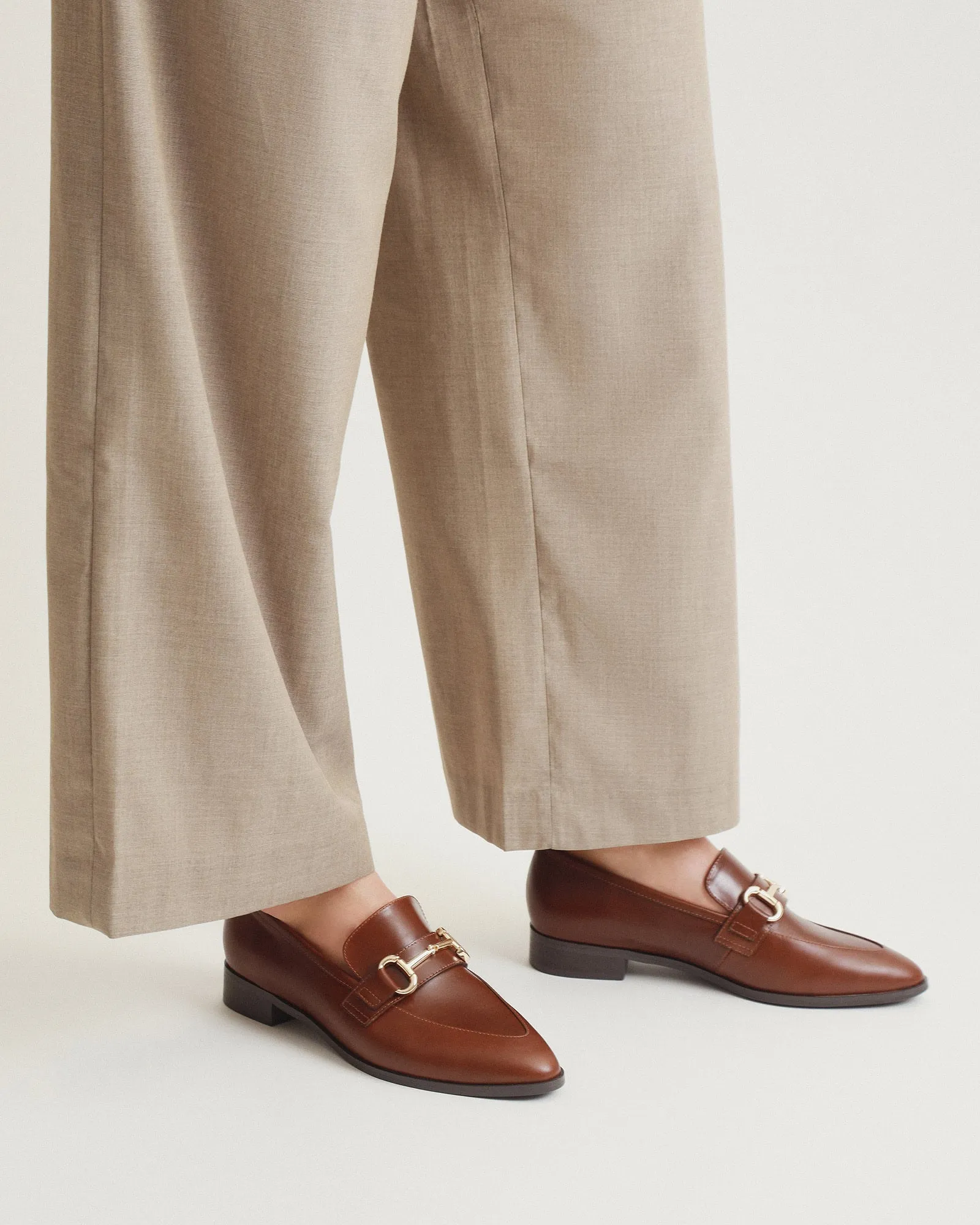 CECILIA LOAFERS DUNKELBRAUNES LEDER
