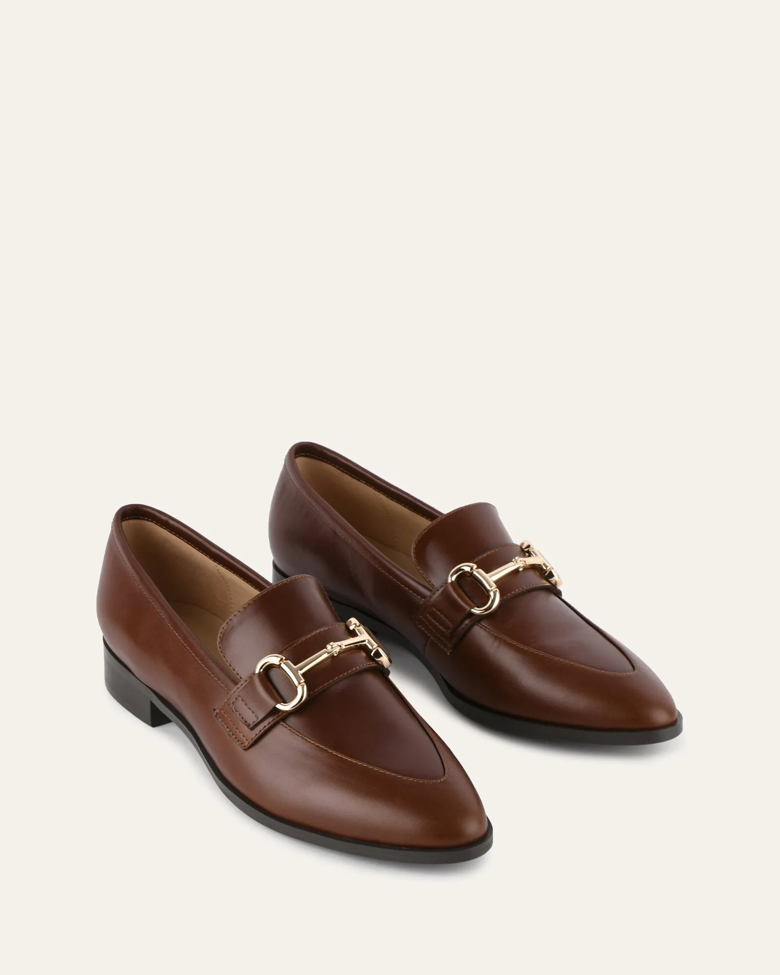 CECILIA LOAFERS DUNKELBRAUNES LEDER
