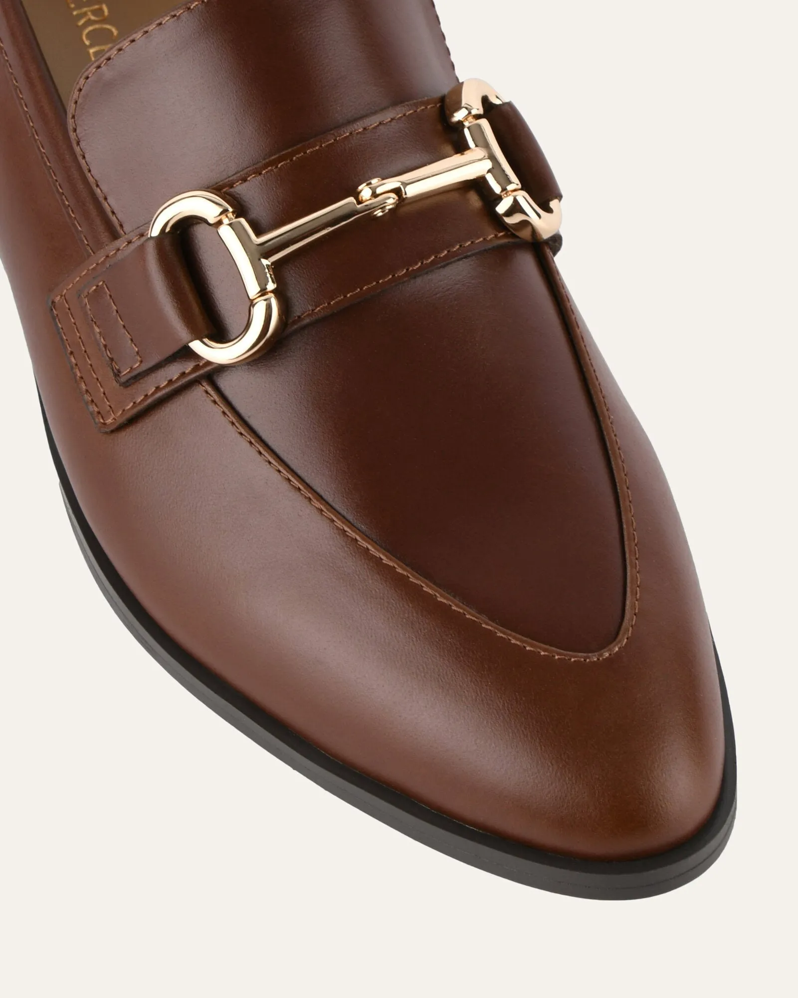 CECILIA LOAFERS DUNKELBRAUNES LEDER