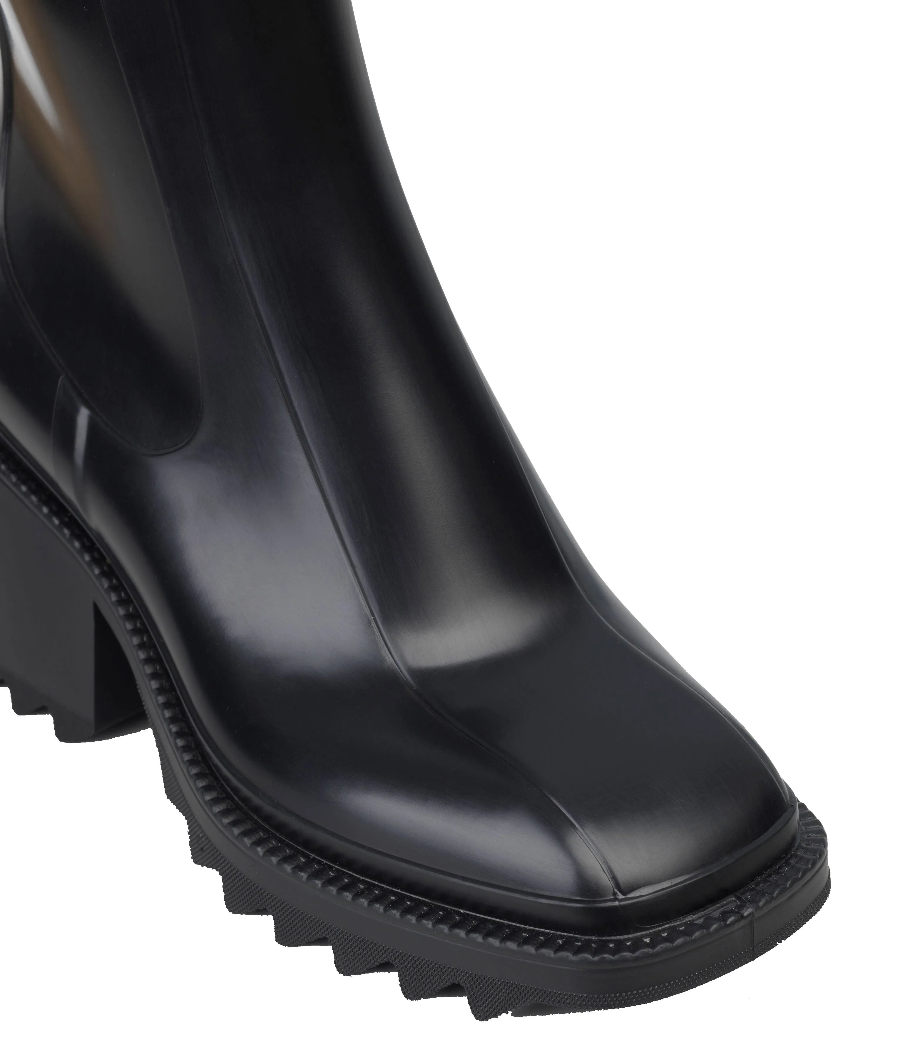 Chloé Schuhe Betty Gummistiefel, Schwarz