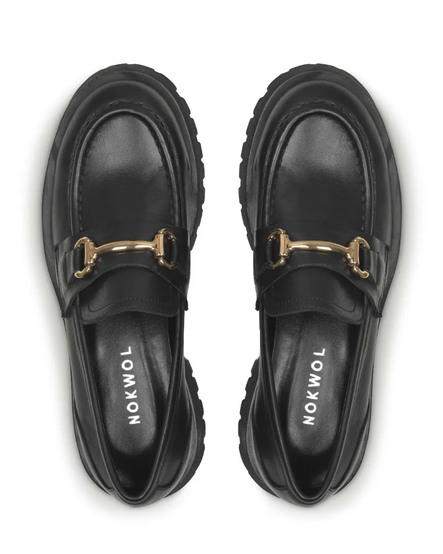 Claire Black Nappa Leder