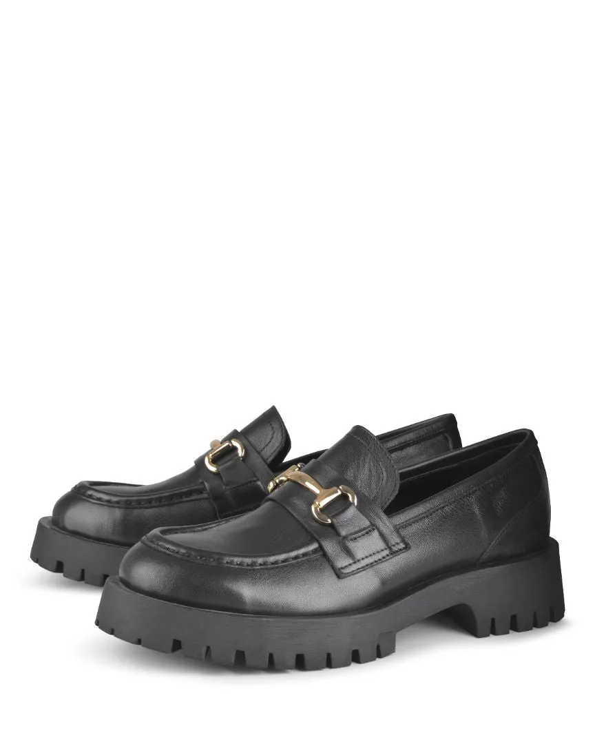 Claire Black Nappa Leder