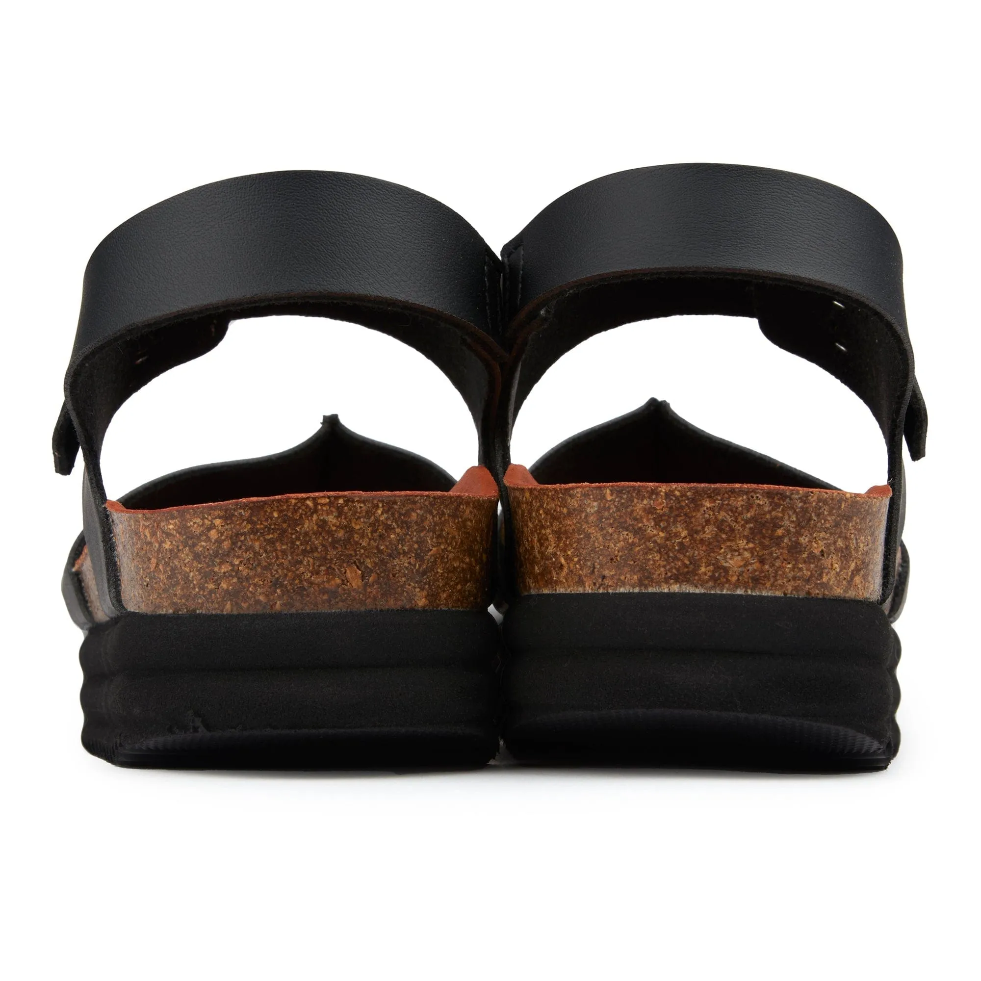 Clove II Damen Vegane Plateausandalen | Schwarz