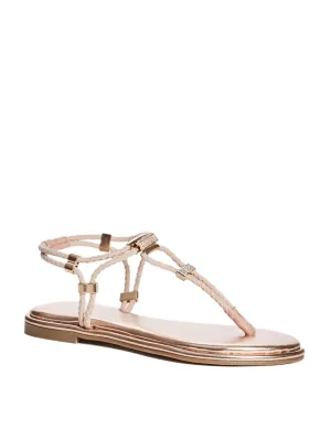 Münzen Stretch T-Riemchen Sandalen Hey Dude Schuhe