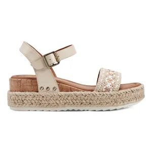 Collins Platform Keilabsatz Sandalen mit Knöchelriemen