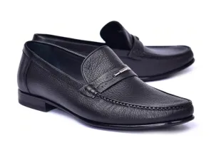 Corrente Wildleder Schlupf-Loafer Schwarz