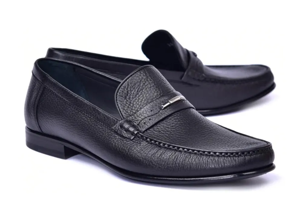 Corrente Wildleder Schlupf-Loafer Schwarz