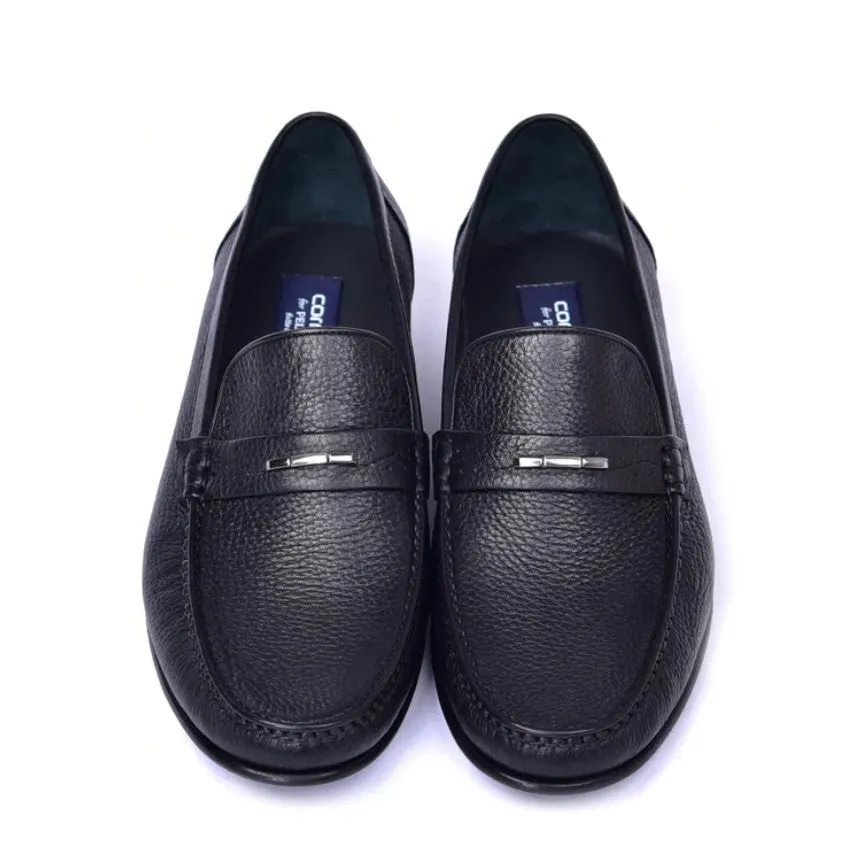 Corrente Wildleder Schlupf-Loafer Schwarz