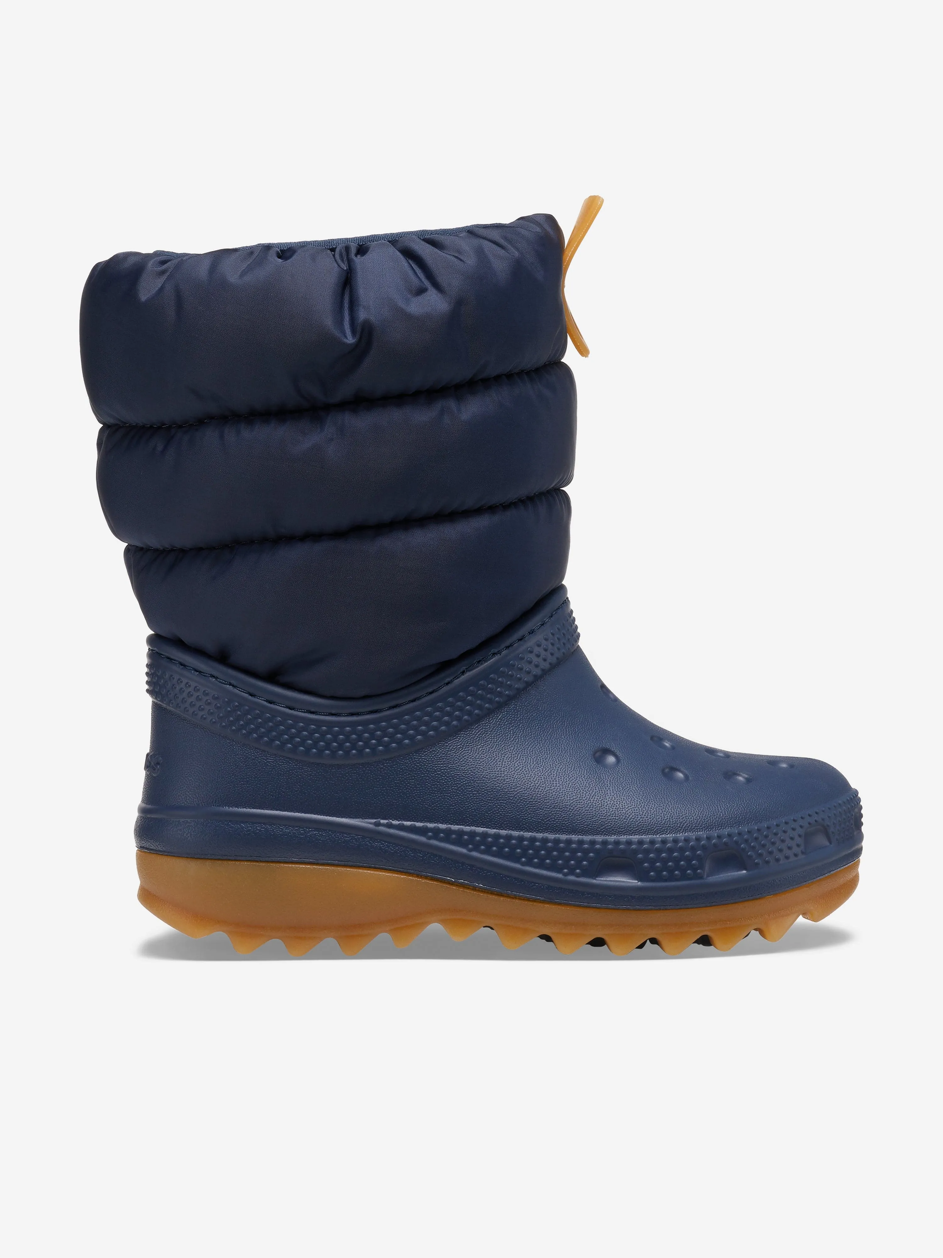 Crocs Kids Classic Neo Puff Stiefel in Marineblau