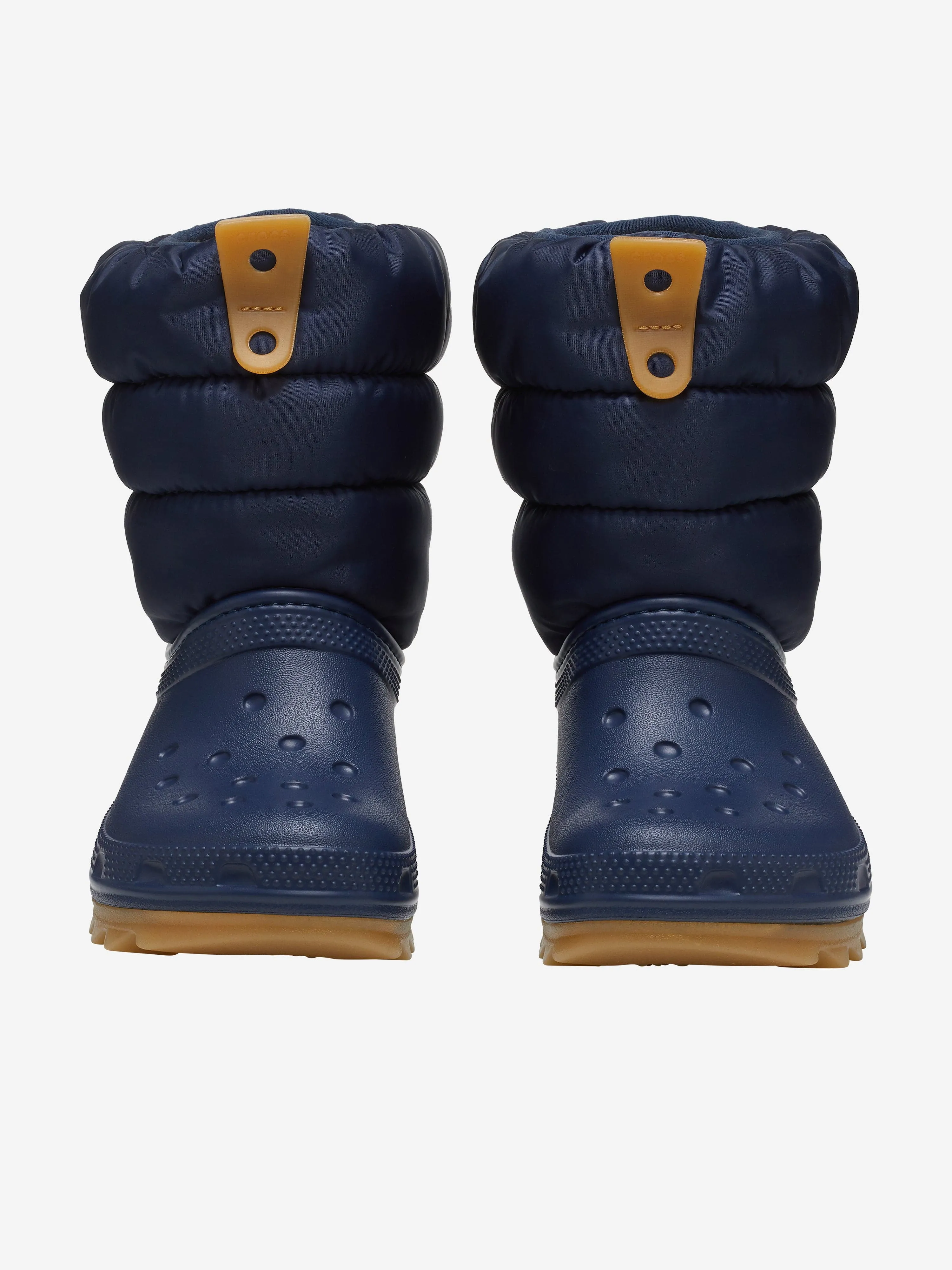 Crocs Kids Classic Neo Puff Stiefel in Marineblau