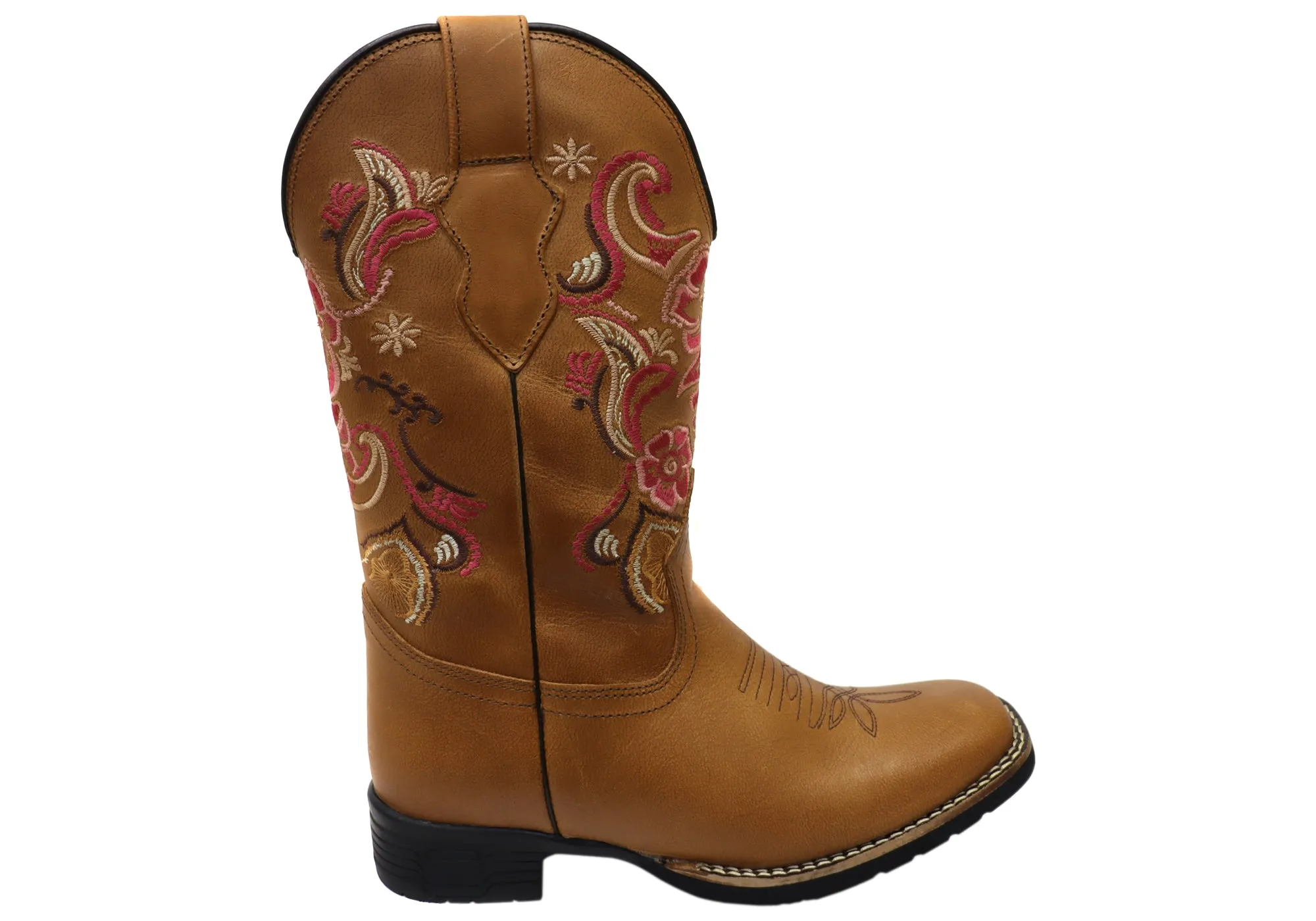 D Milton Amelia Damen Bequeme Leder Western Cowboy Stiefel D Milton Schuhe