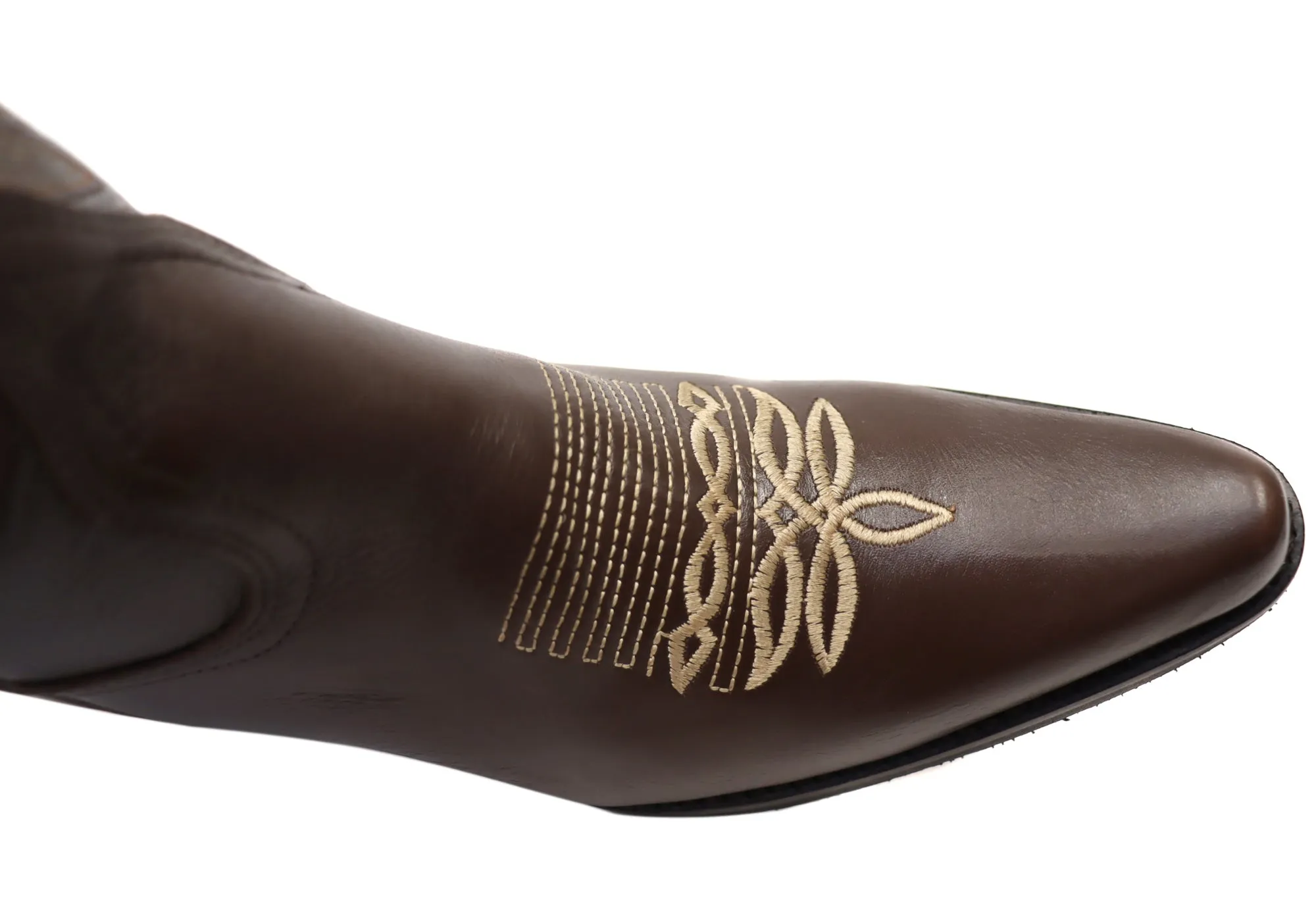 D Milton Eliza Damen Bequeme Leder Western Cowboy Stiefel D Milton Schuhe