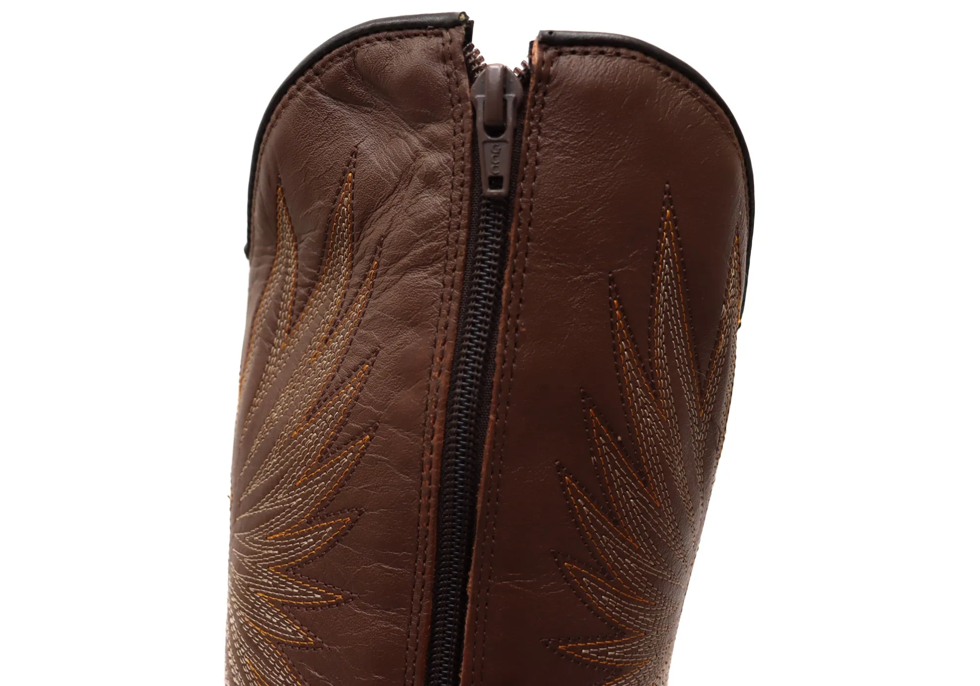 D Milton Eliza Damen Bequeme Leder Western Cowboy Stiefel D Milton Schuhe