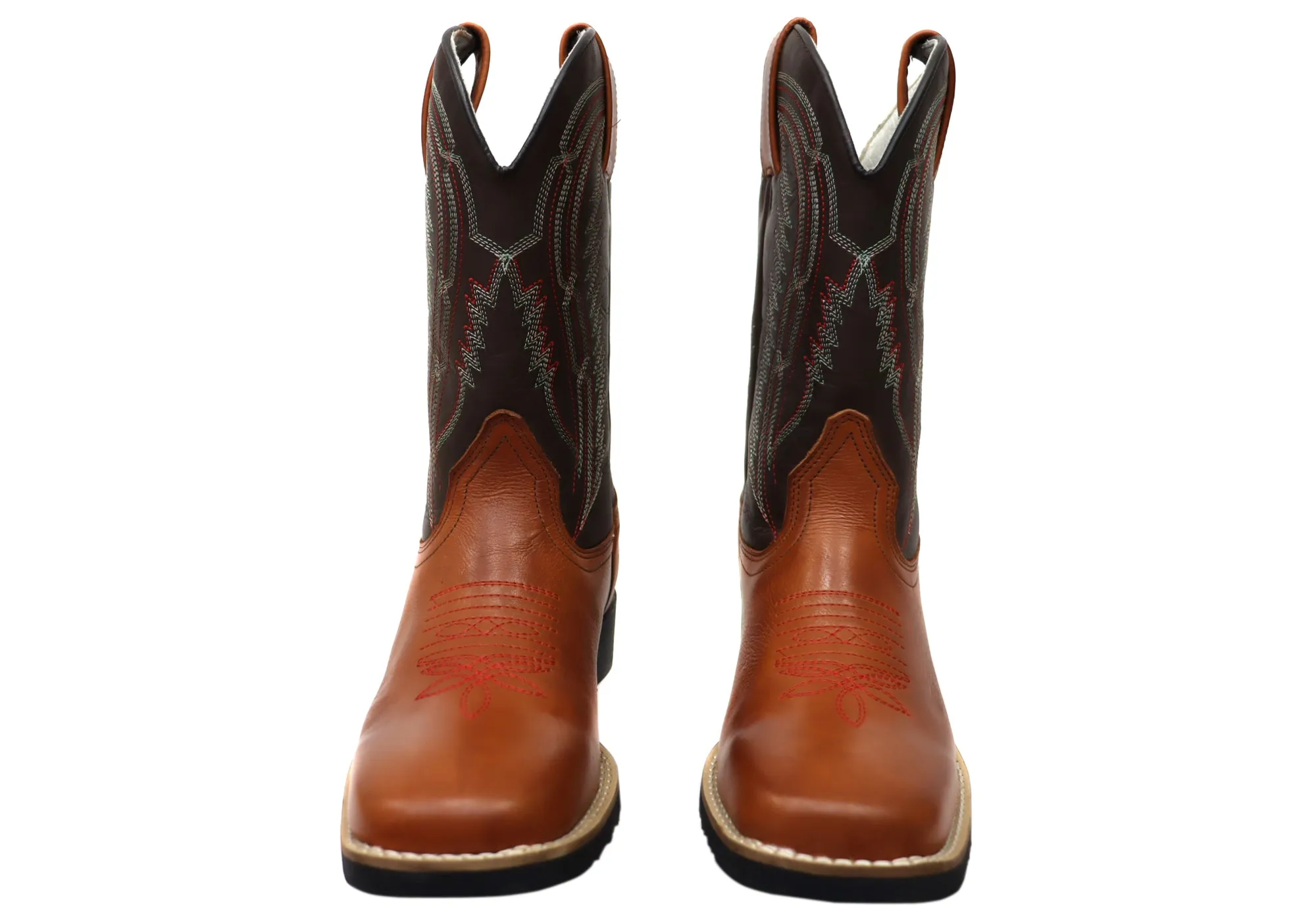 D Milton Jacksonville Herren Leder Bequeme Western Cowboy Stiefel D Milton Schuhe