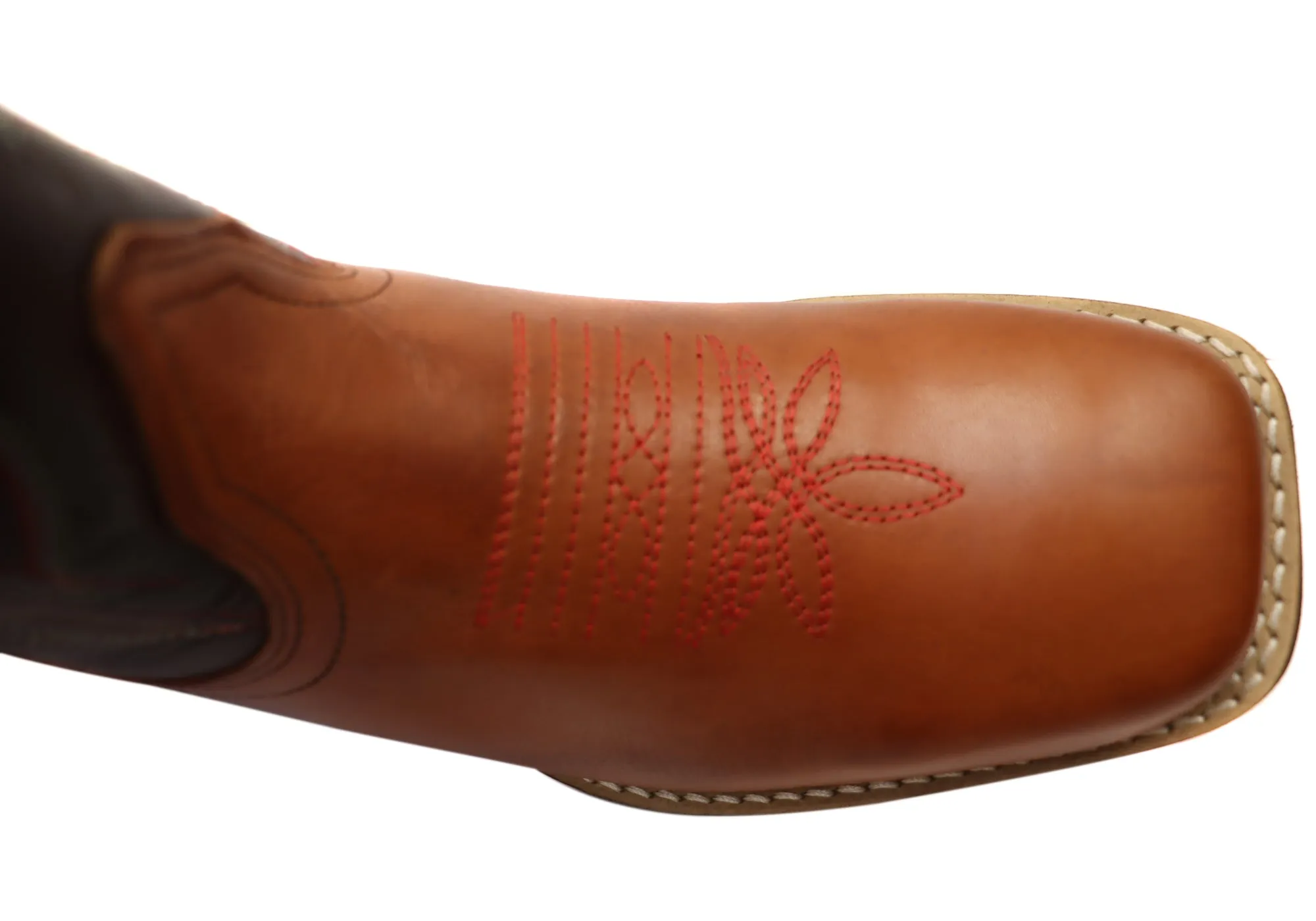D Milton Jacksonville Herren Leder Bequeme Western Cowboy Stiefel D Milton Schuhe
