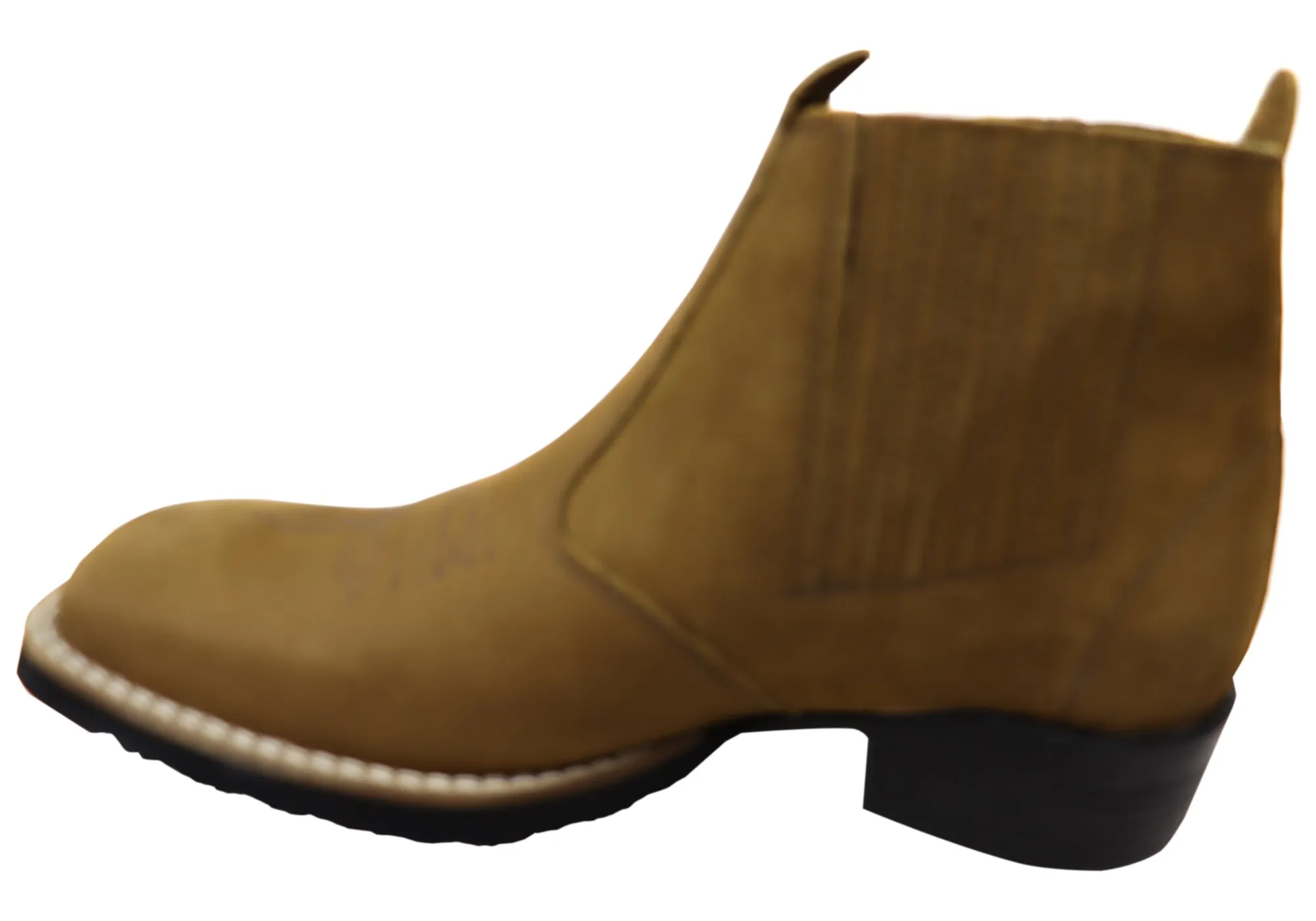 D Milton Orleans Herren Bequeme Leder Western Cowboy Chelsea Stiefel D Milton Schuhe