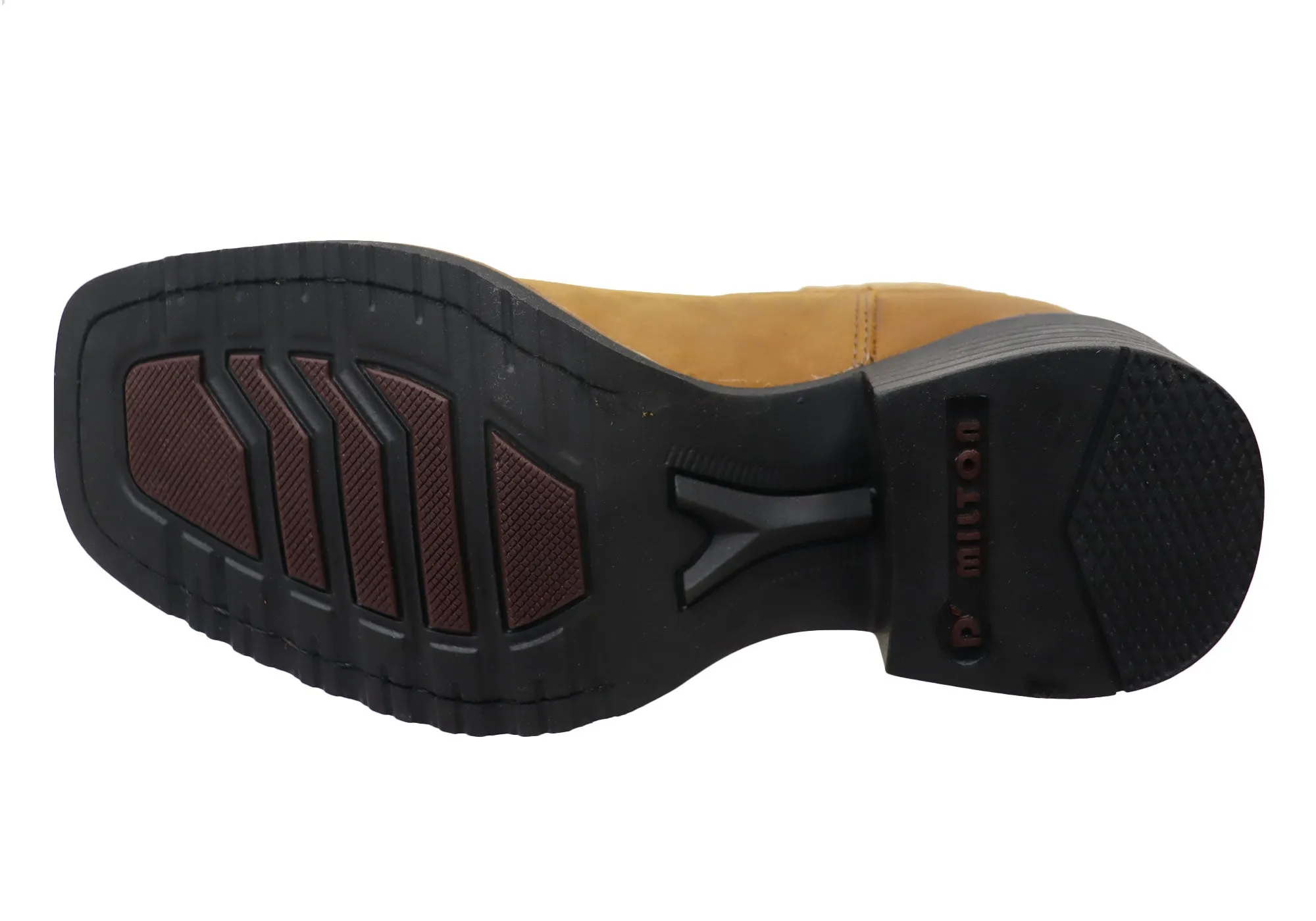 D Milton Orleans Herren Bequeme Leder Western Cowboy Chelsea Stiefel D Milton Schuhe