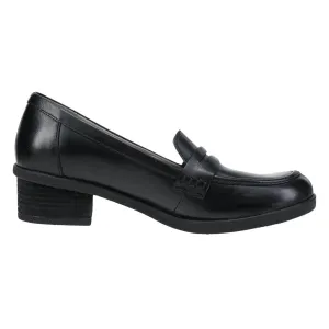 Dansko Damen Danica Schwarz Wasserdicht Hochglanz-Loafer