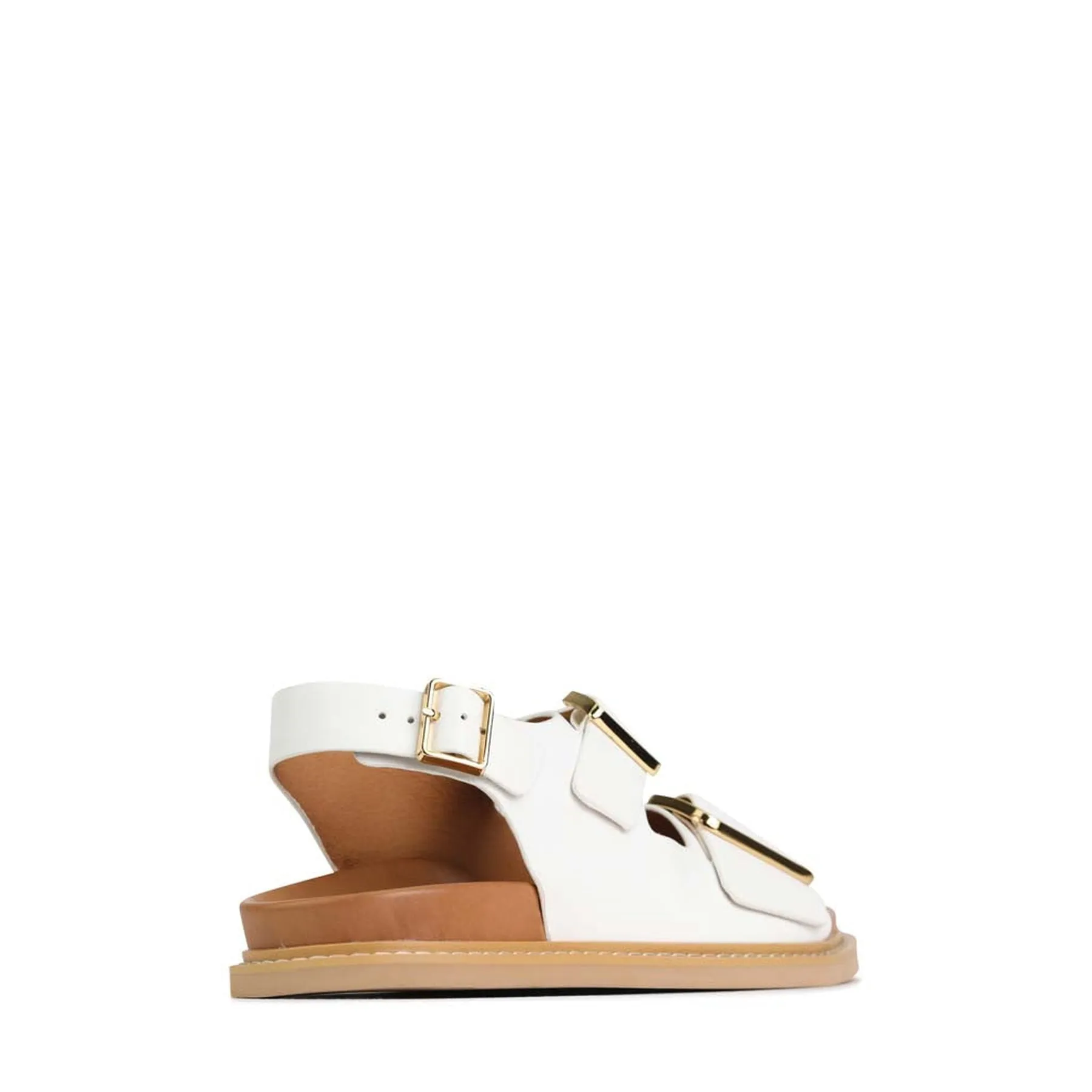 DEANA LEDER SANDALEN MIT DREIFACHER SCHNALLE