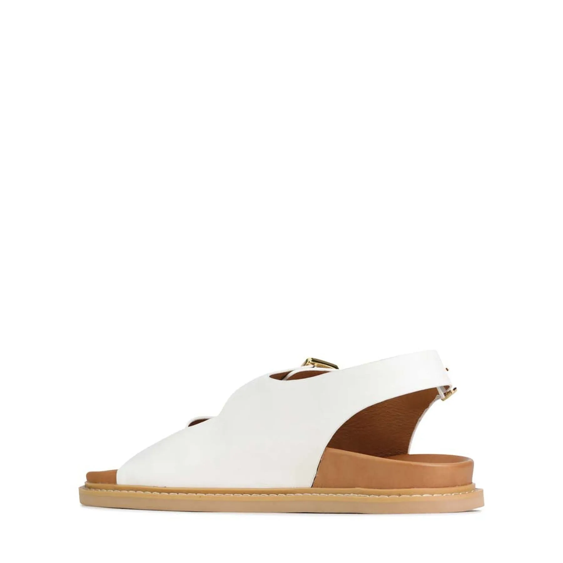 DEANA LEDER SANDALEN MIT DREIFACHER SCHNALLE