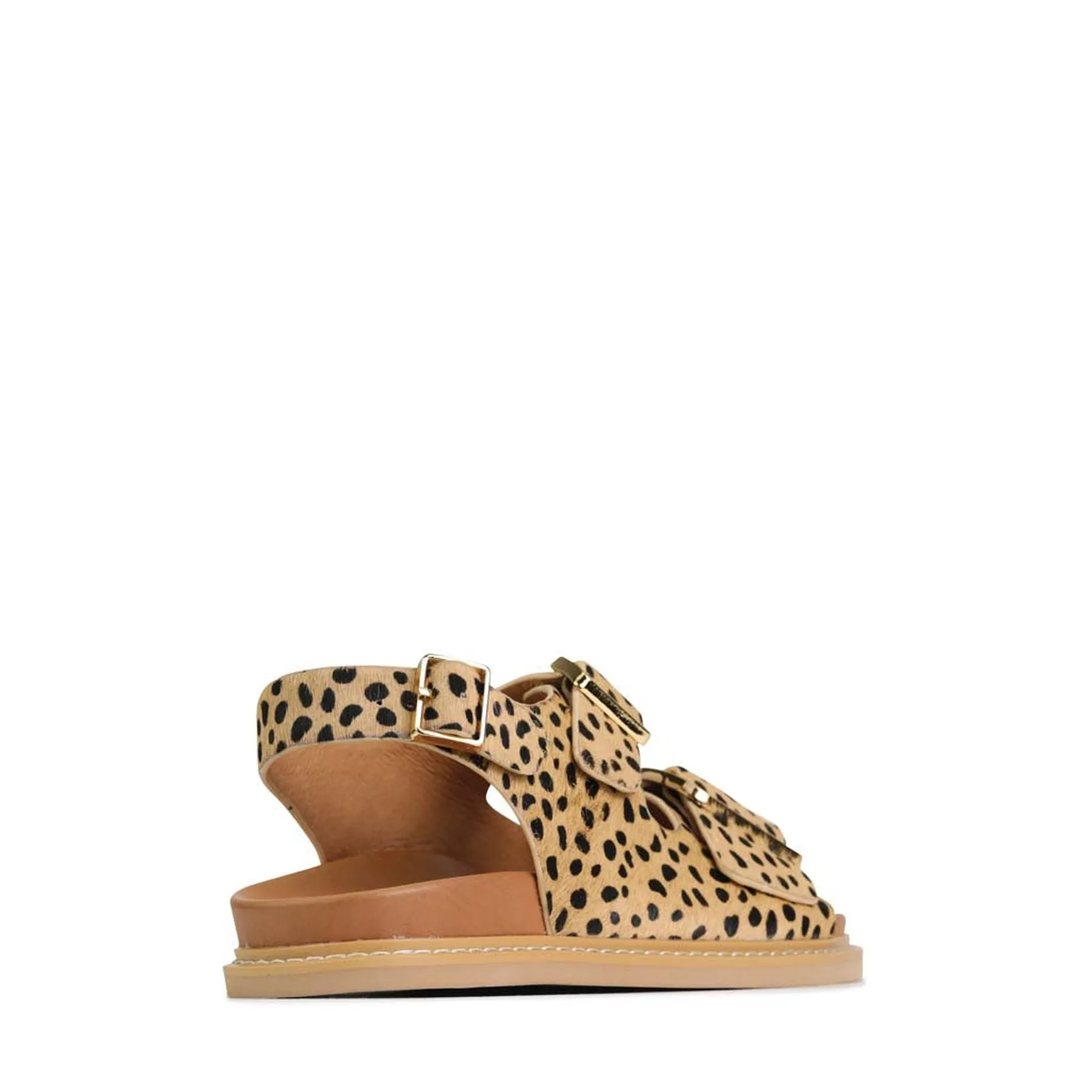 DEANA LEDER SANDALEN MIT DREIFACHER SCHNALLE