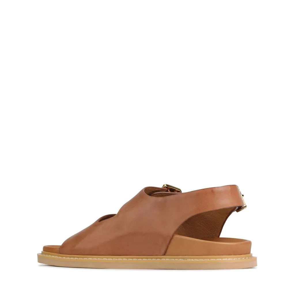 DEANA LEDER SANDALEN MIT DREIFACHER SCHNALLE