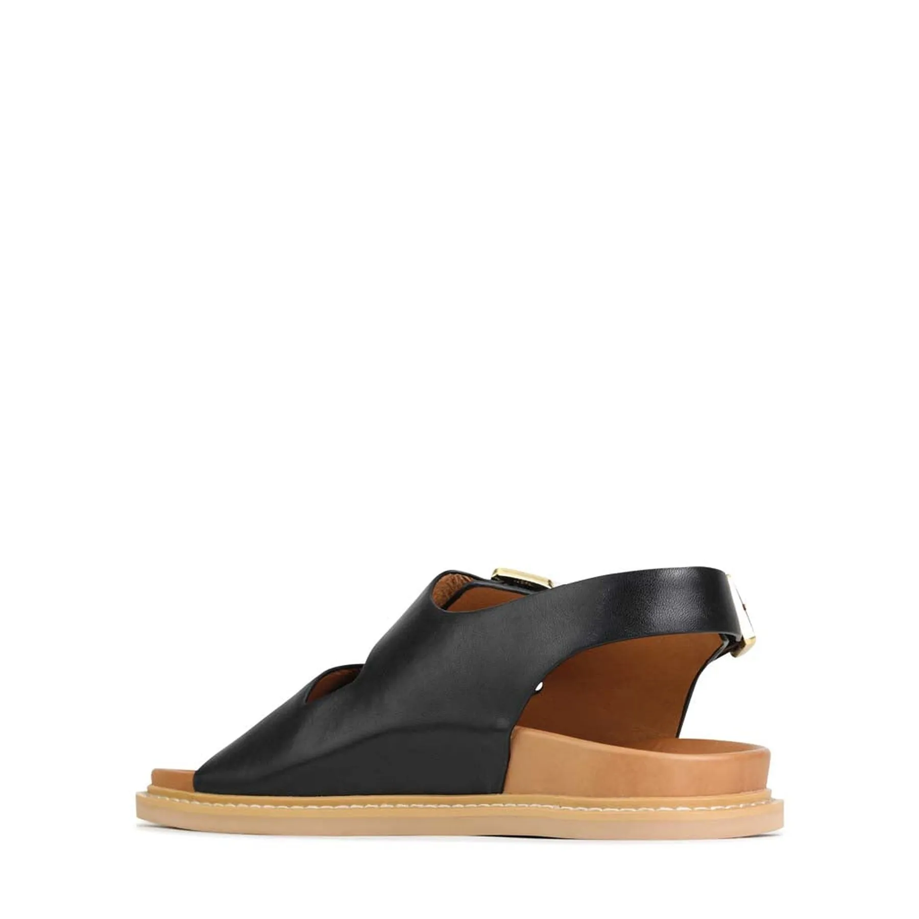 DEANA LEDER SANDALEN MIT DREIFACHER SCHNALLE