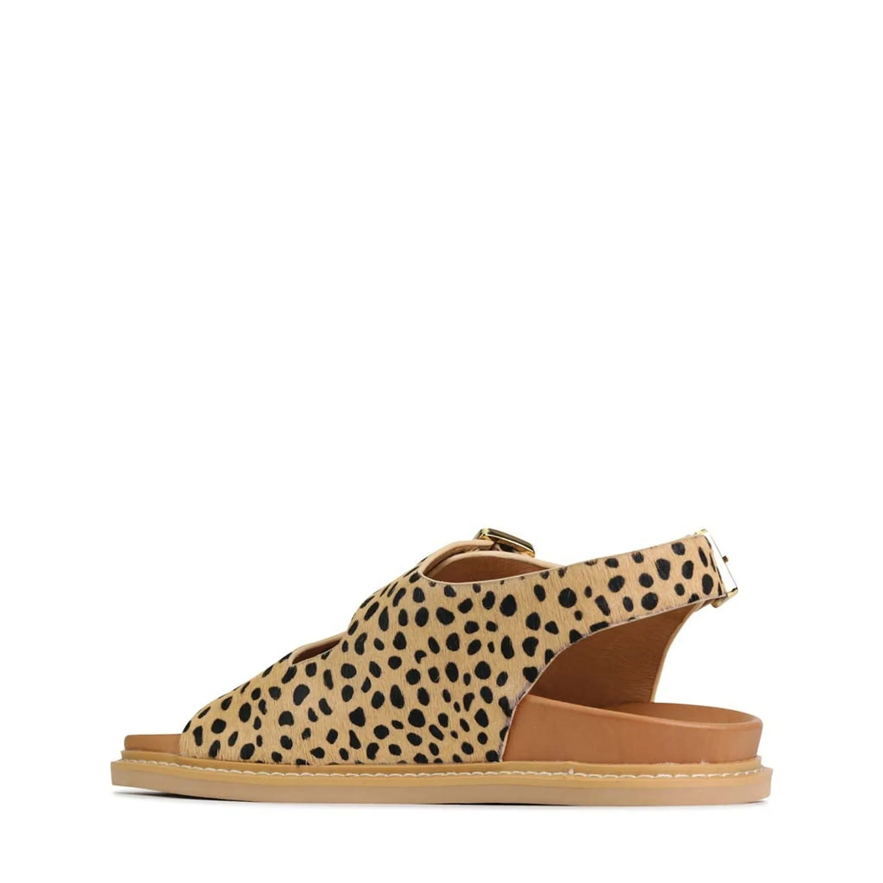 DEANA LEDER SANDALEN MIT DREIFACHER SCHNALLE