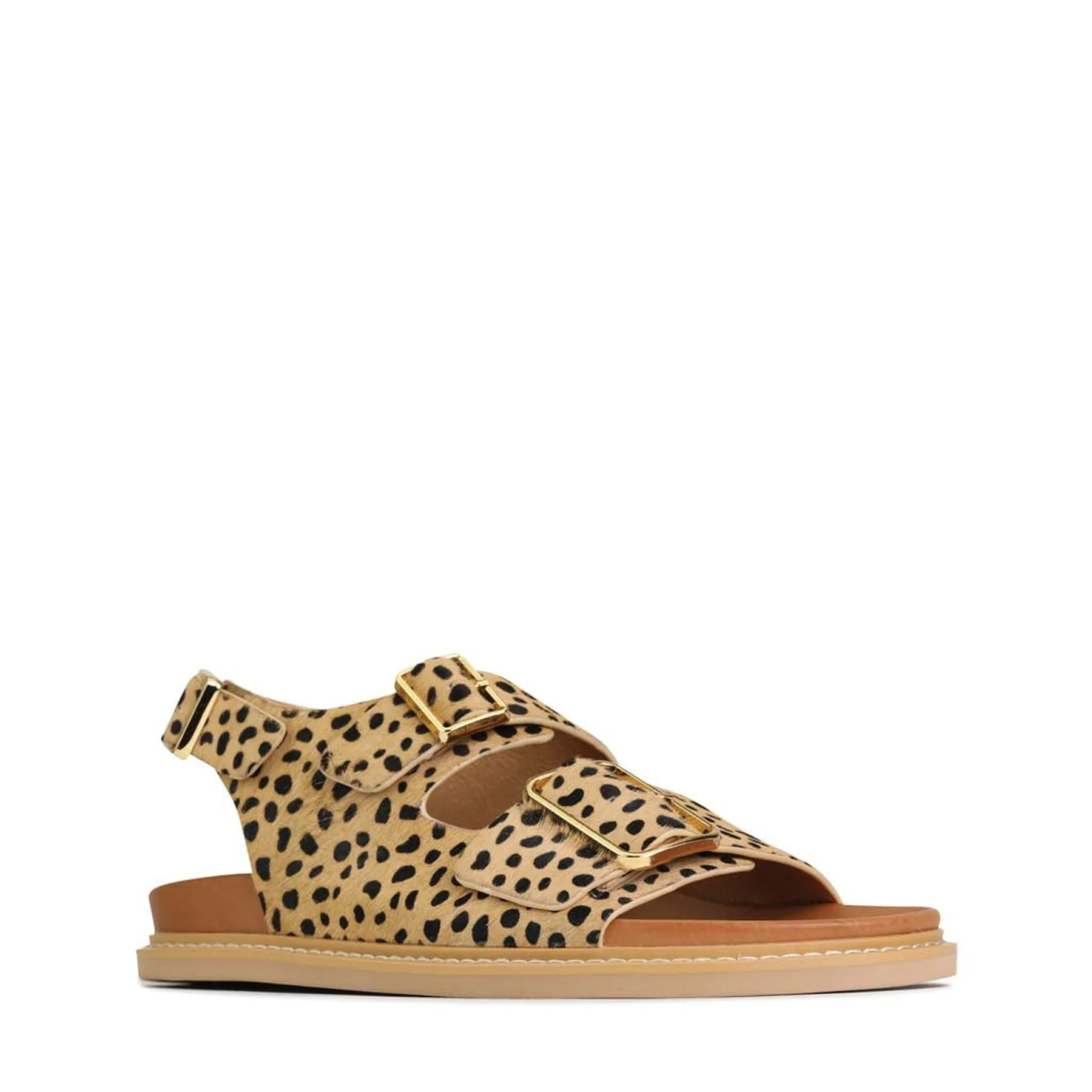 DEANA LEDER SANDALEN MIT DREIFACHER SCHNALLE