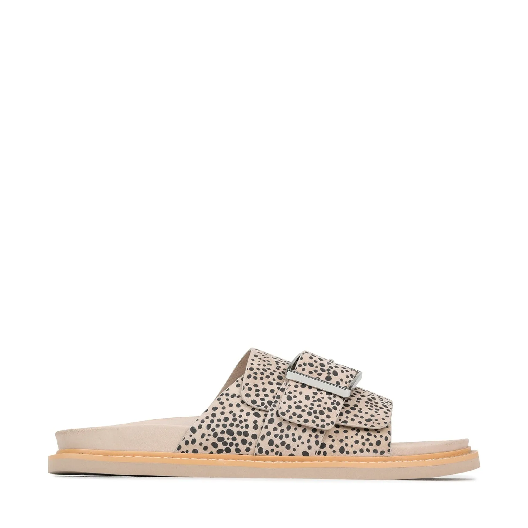 DEDE LEDER-SLIDESANDALEN