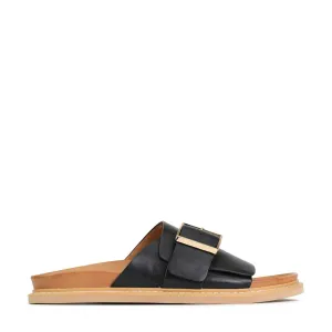 DEDE LEDER-SLIDESANDALEN