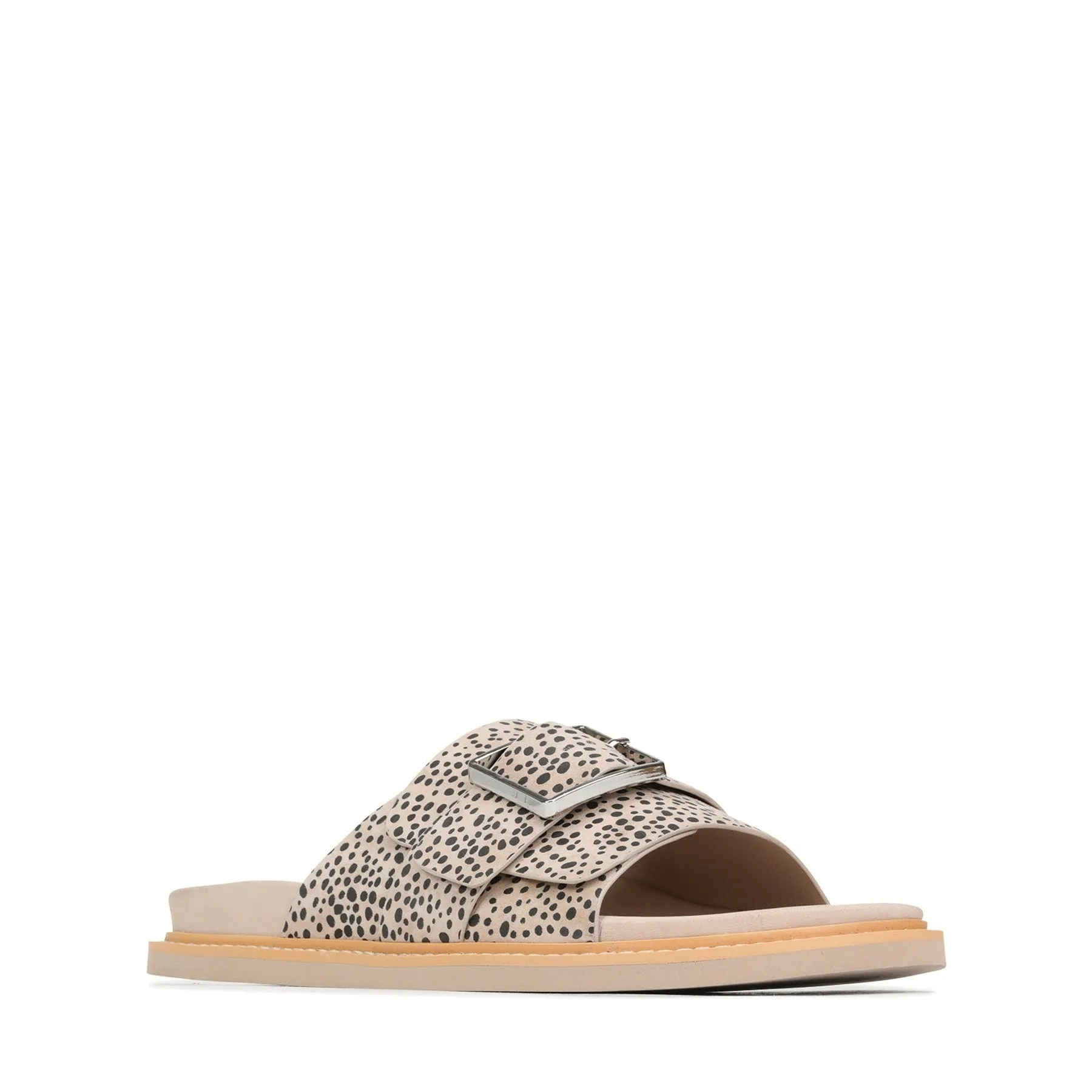 DEDE LEDER-SLIDESANDALEN