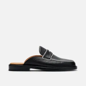 Del Mar Schwarze Loafer-Pantoffeln