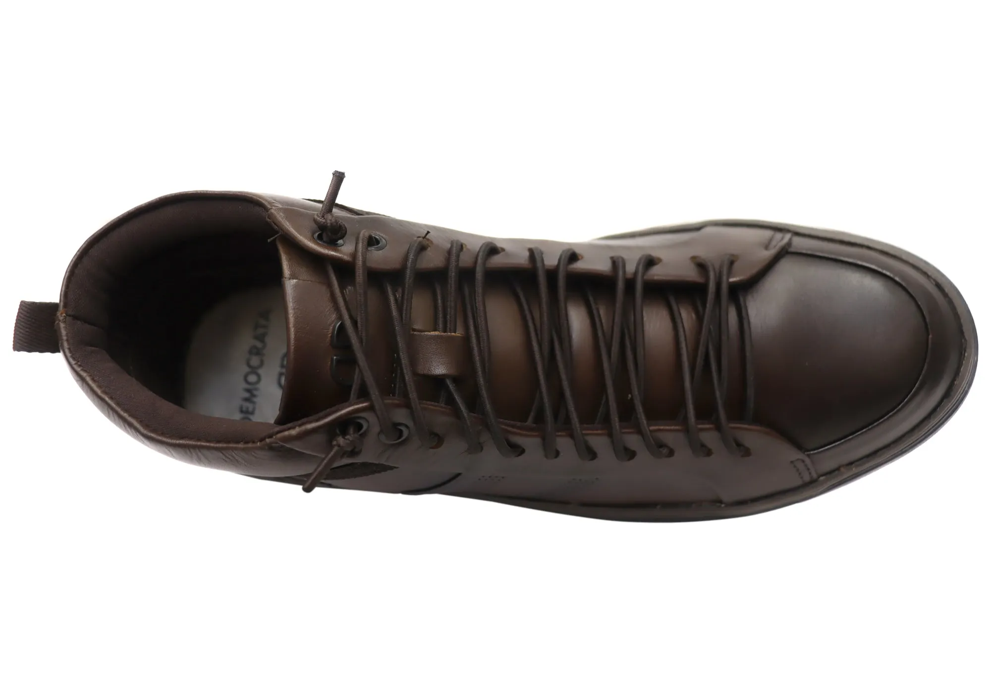 Democrata Venture Herren Brasilianische Bequeme Lederschnürstiefel Democrata Schuhe