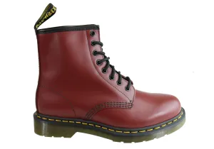 Dr. Martens 1460 Cherry Smooth Unisex-Lederschnürstiefel Modestiefel Dr. Martens Schuhe