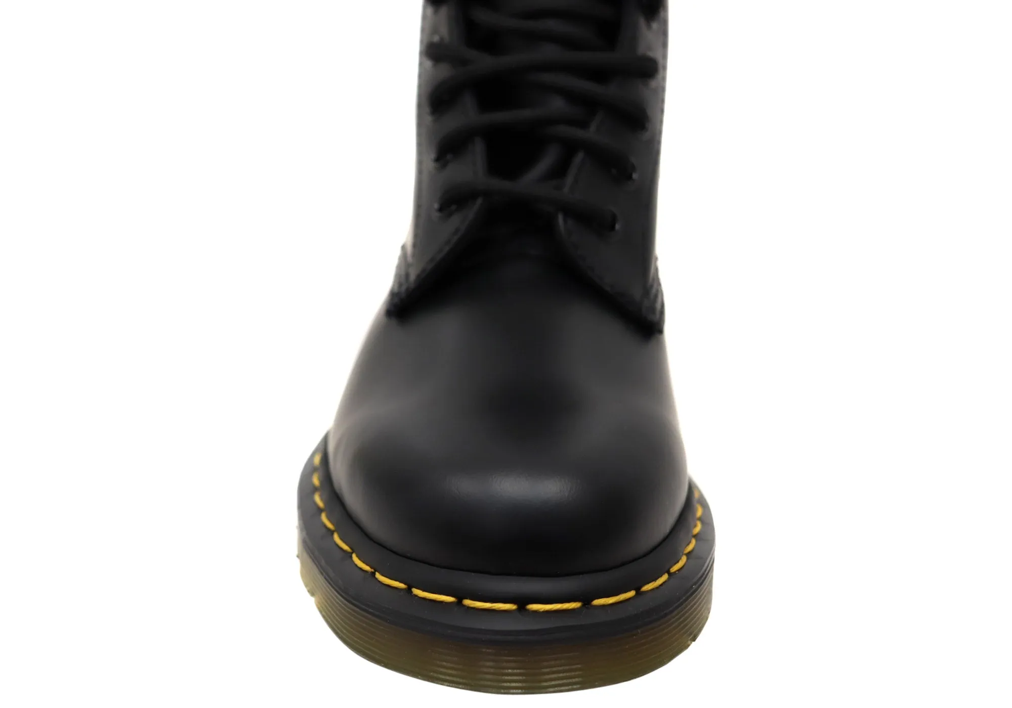 Dr. Martens 1490 Schwarz Glatt Unisex Leder Schnürstiefel Dr. Martens Schuhe