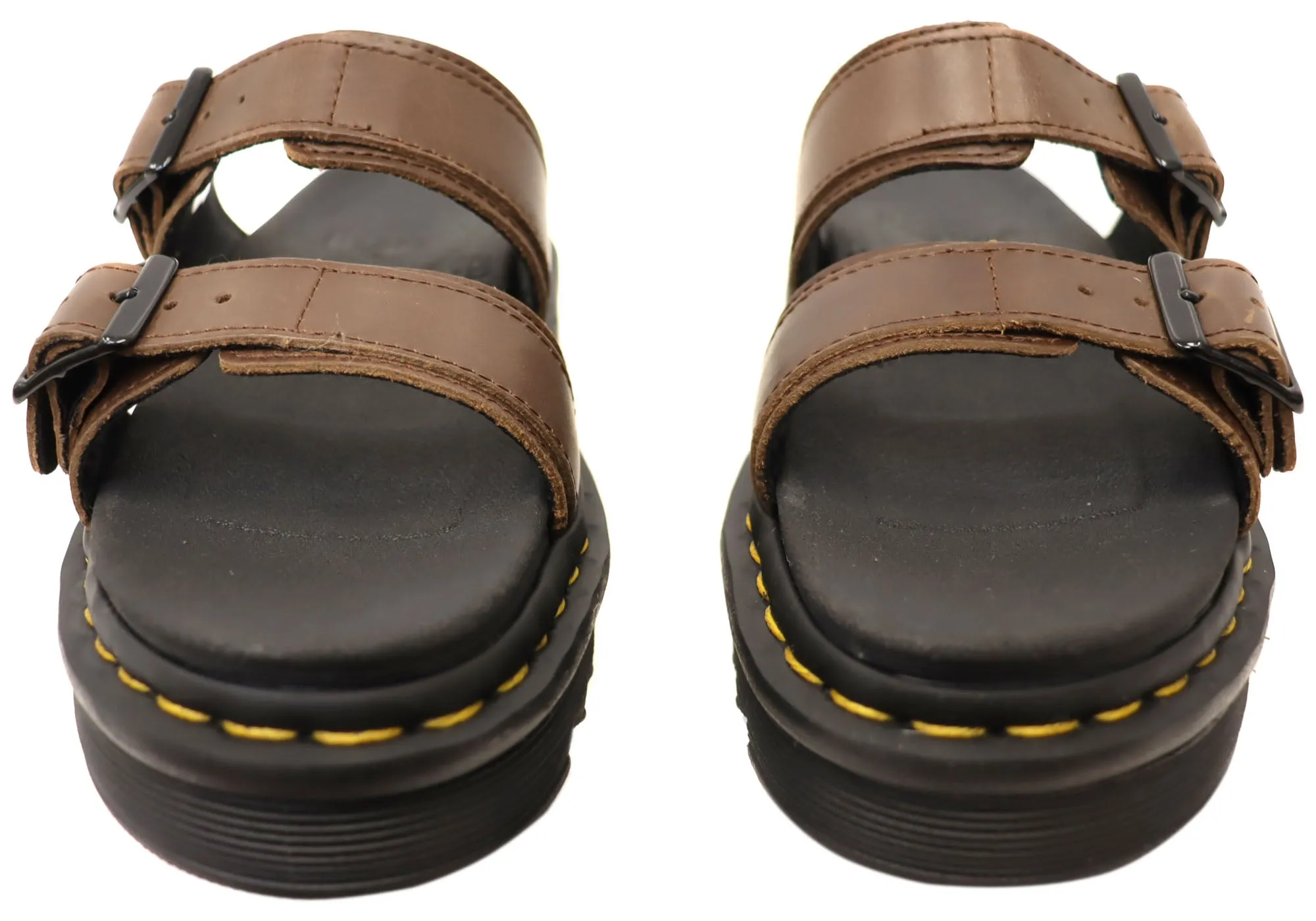 Dr. Martens Damenmode Plateau-Leder Myles Sandalen Dr. Martens Schuhe