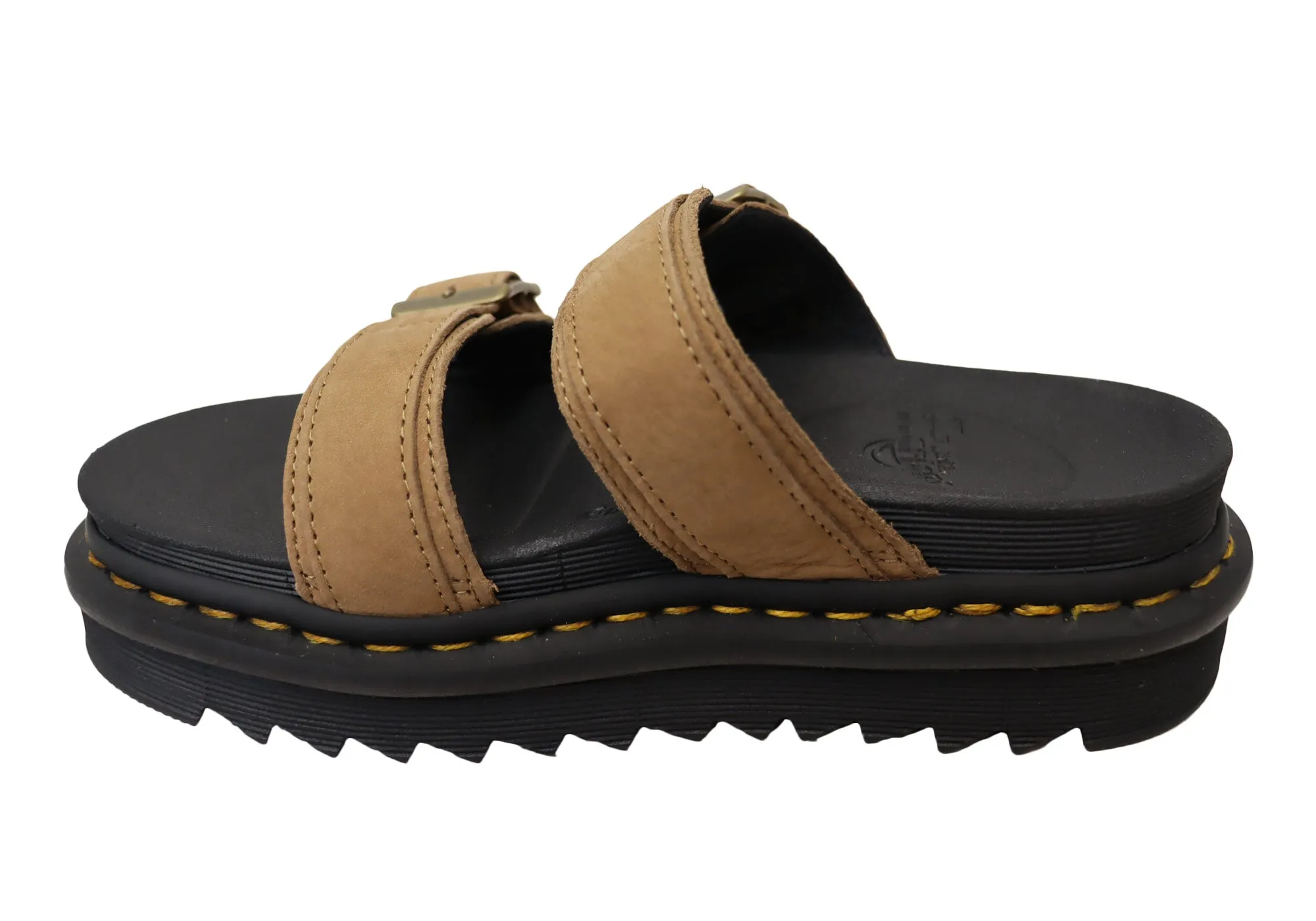 Dr. Martens Damenmode Plateau-Leder Myles Sandalen Dr. Martens Schuhe