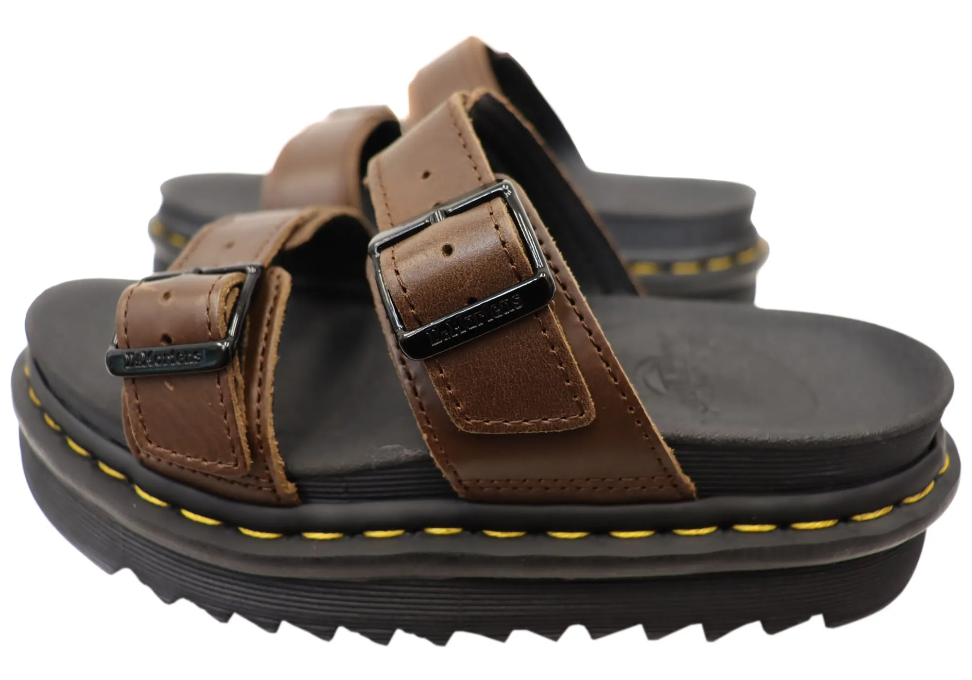Dr. Martens Damenmode Plateau-Leder Myles Sandalen Dr. Martens Schuhe