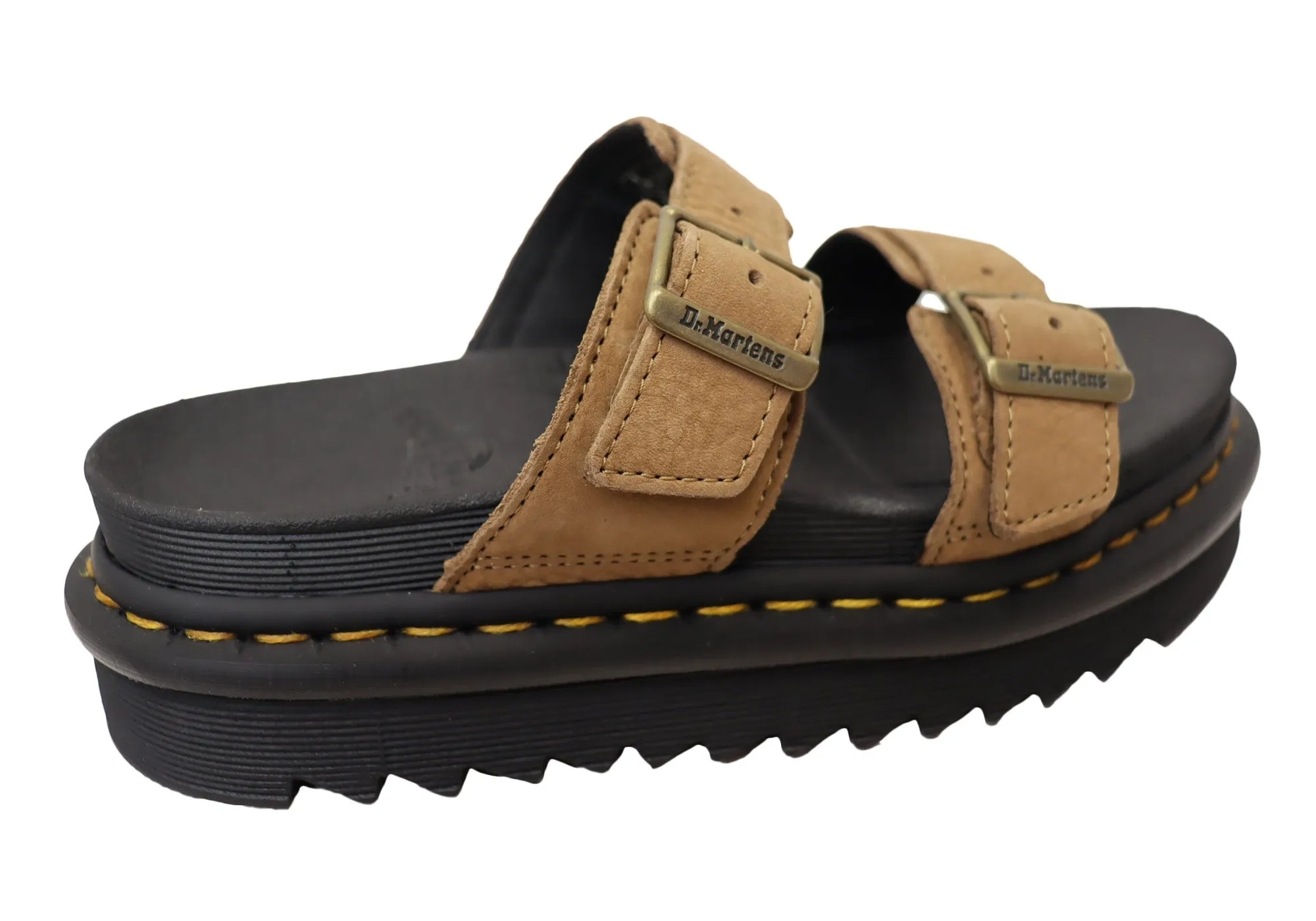 Dr. Martens Damenmode Plateau-Leder Myles Sandalen Dr. Martens Schuhe