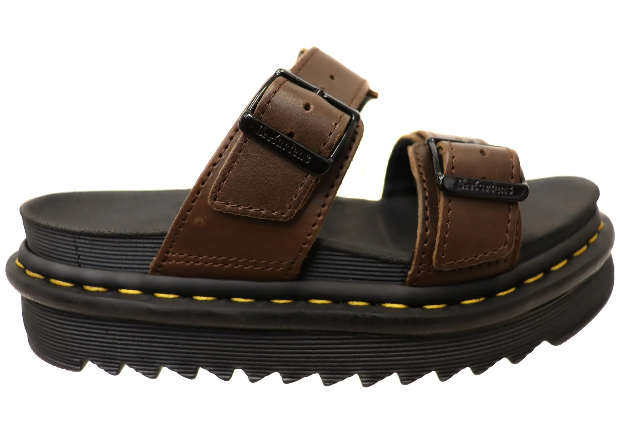 Dr. Martens Damenmode Plateau-Leder Myles Sandalen Dr. Martens Schuhe